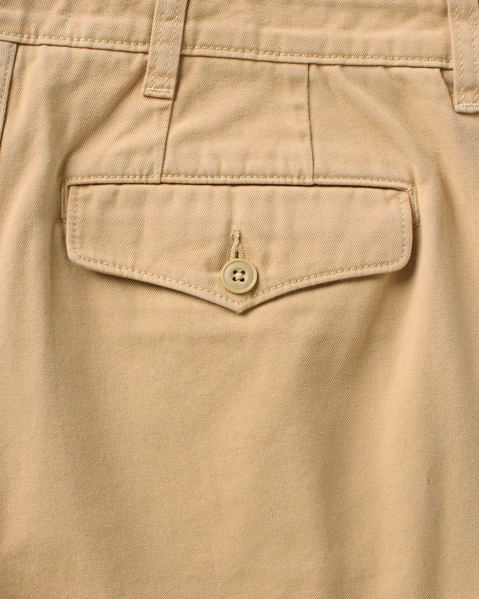 The Pleated Short in Organic Field Khaki Twill - Image 7