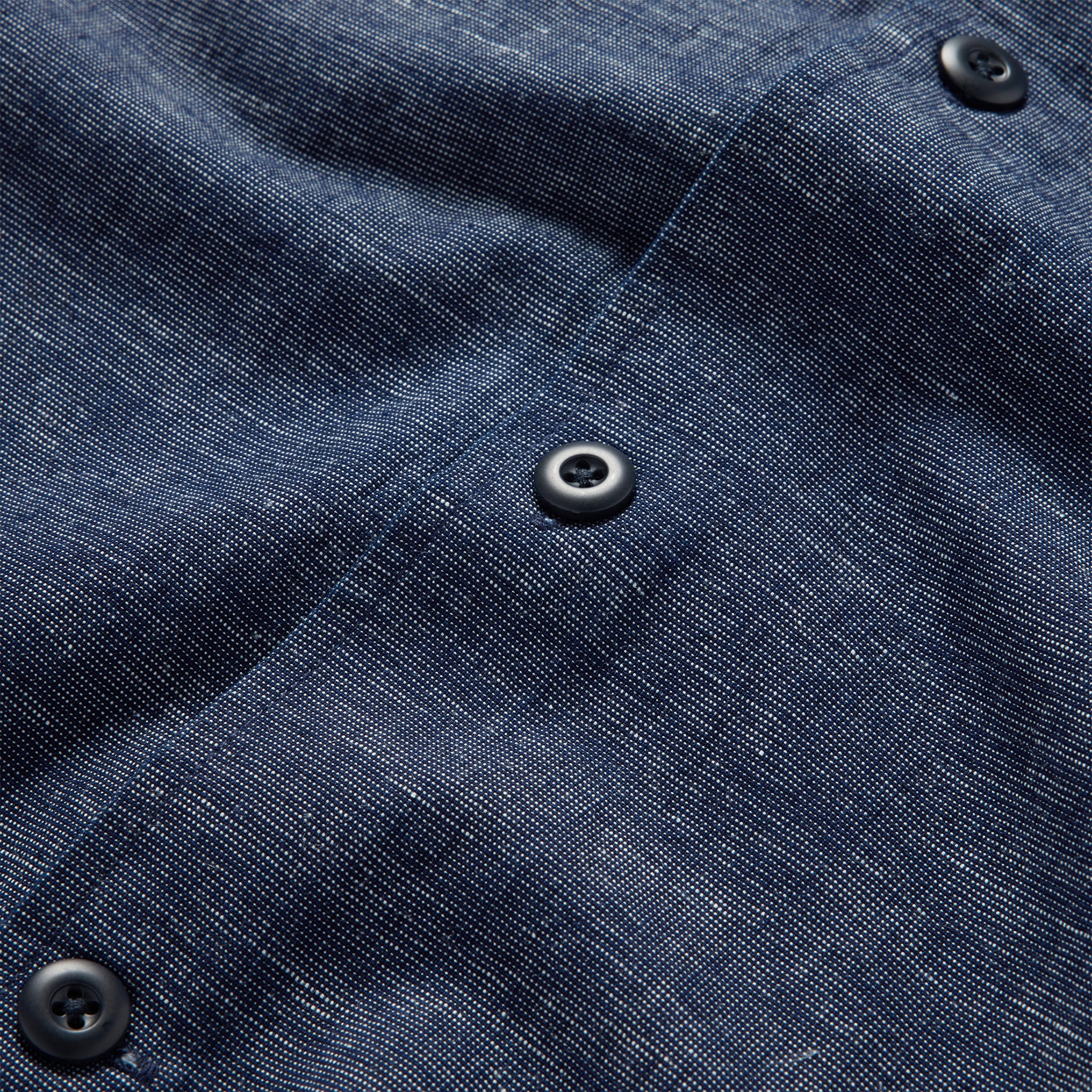 The Point Shirt in Indigo Slub - Image 8