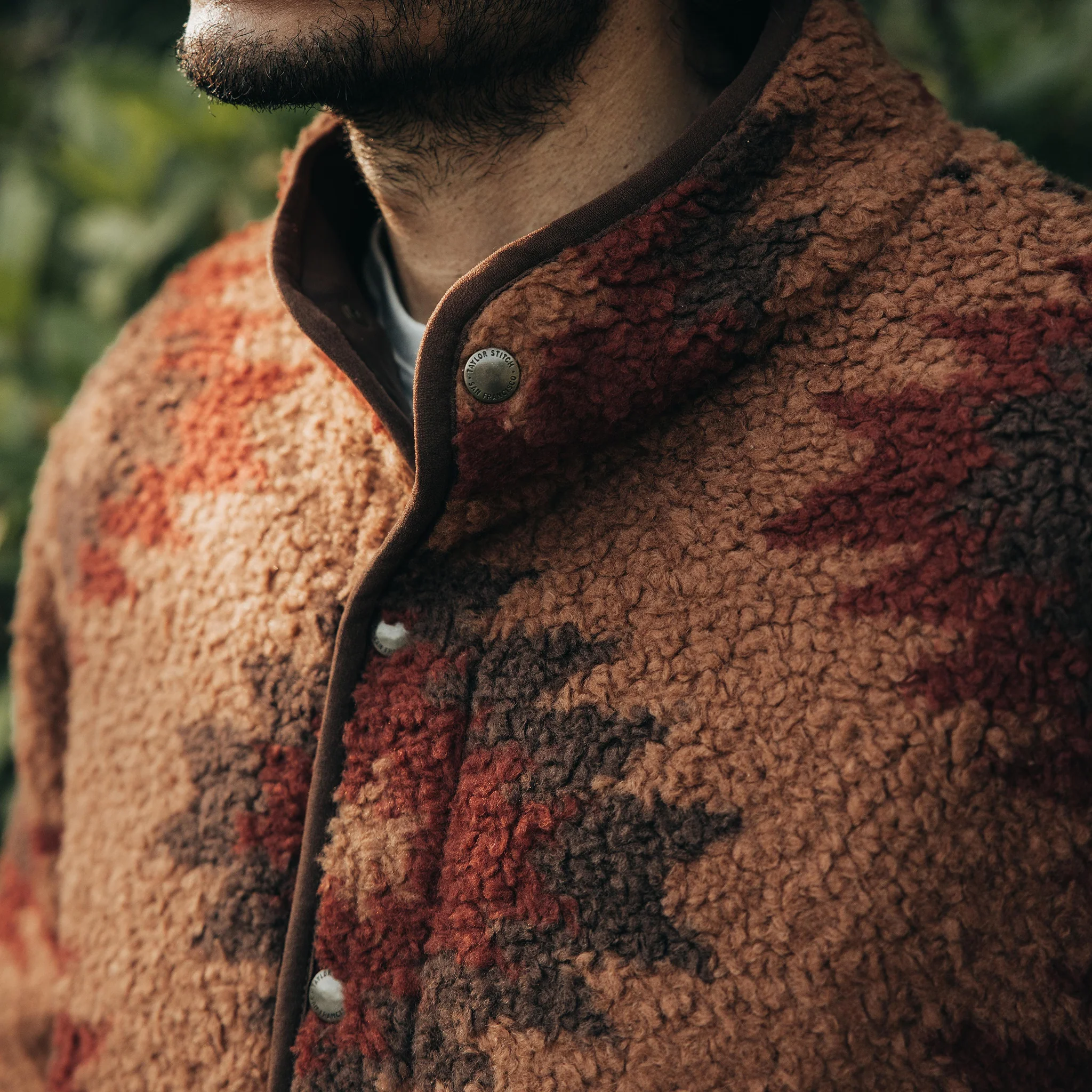 The Port Jacket in Khaki Kilim - Image 3