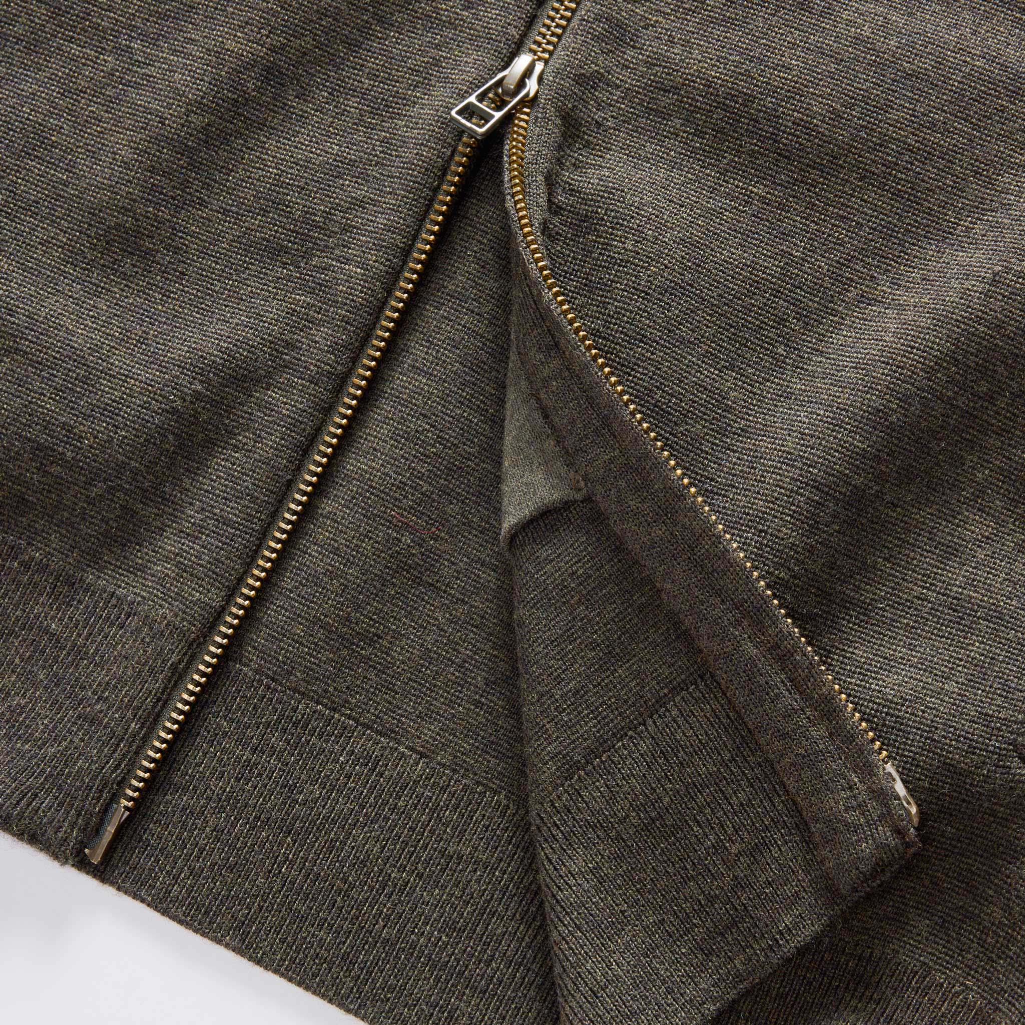 The Portola Bomber in Heather Loden Merino - Image 8
