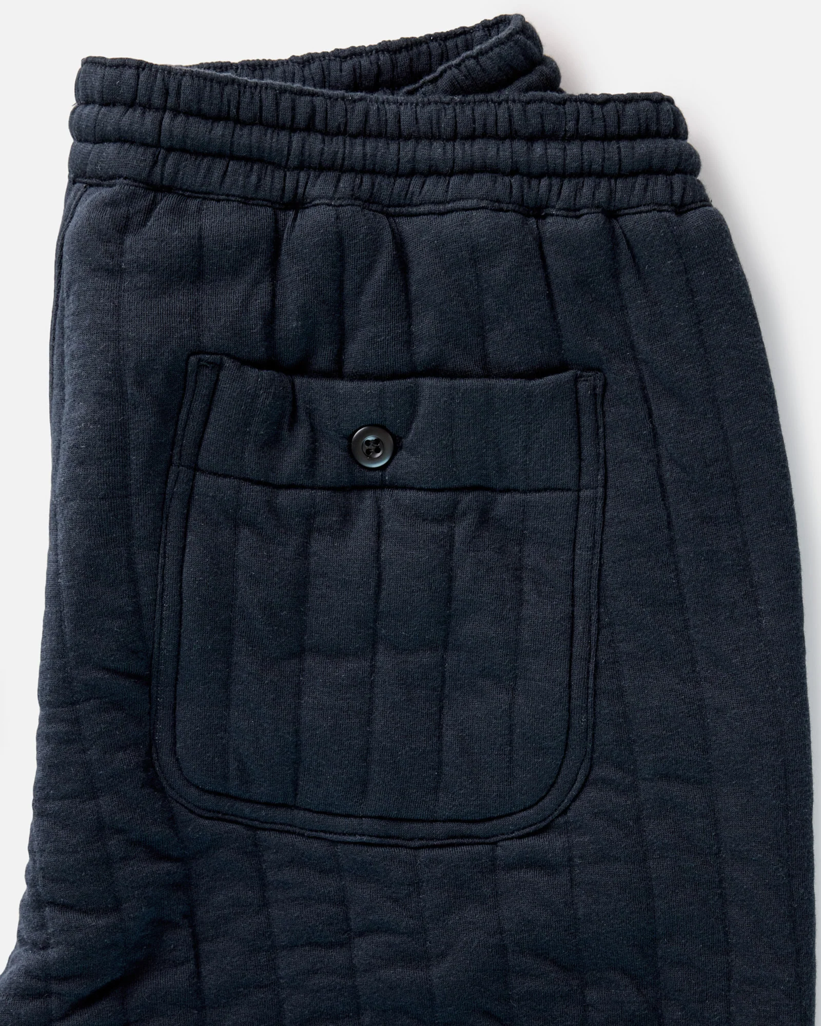The Apres Pant in Heather Midnight Quilted Jersey - Image 6