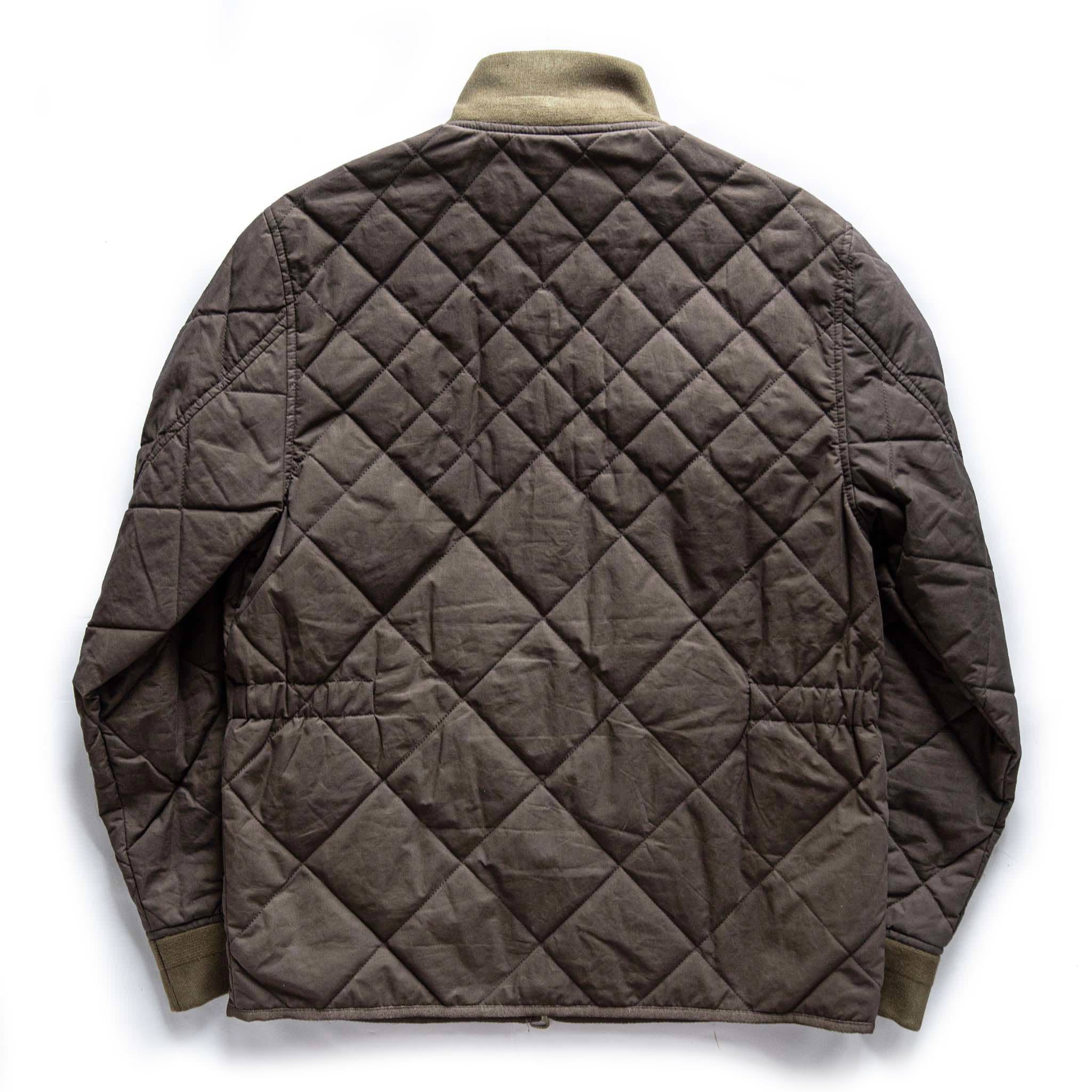 The Quilted Bomber Jacket in Espresso - Image 10