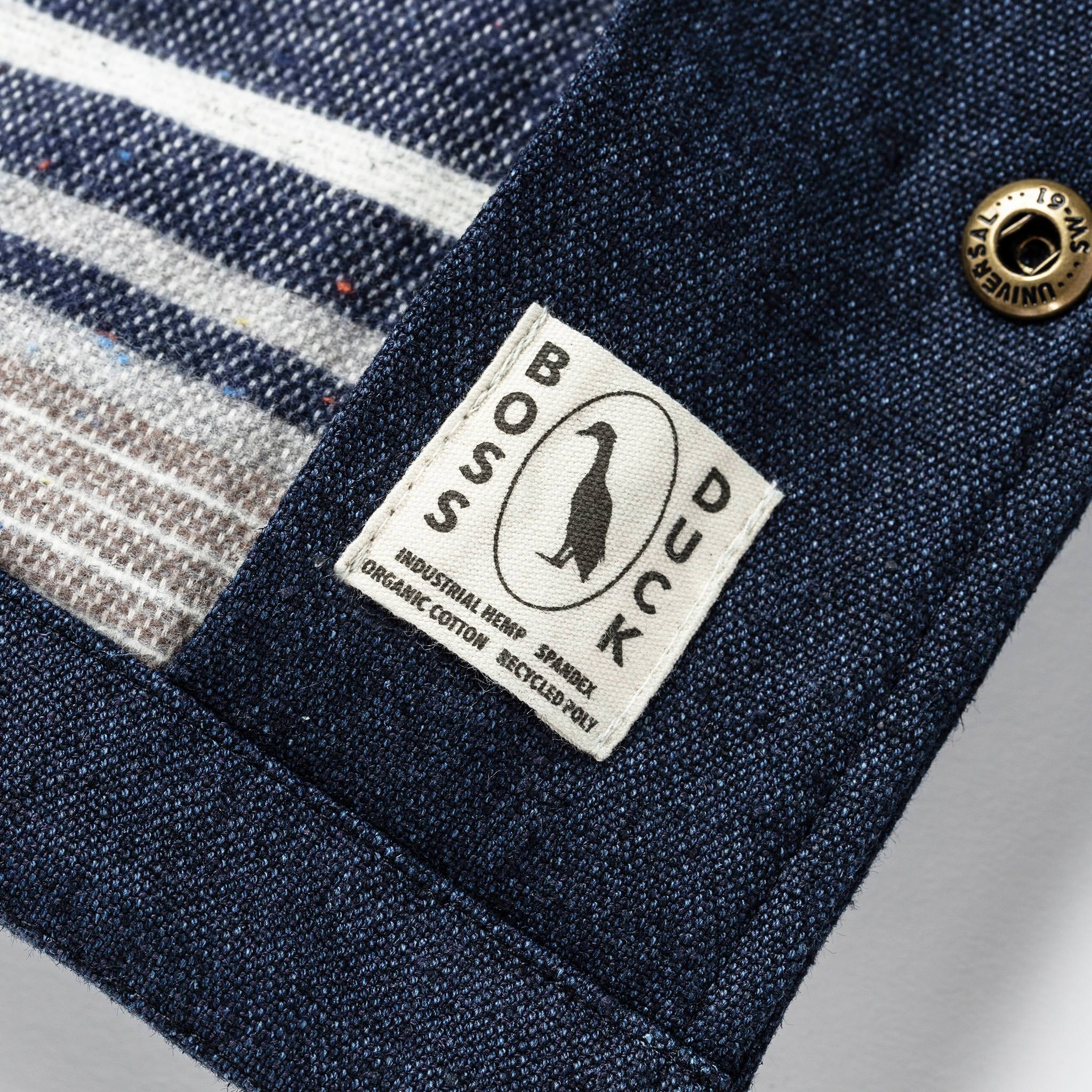 The Quilted Jacket in Indigo Boss Duck - Image 7