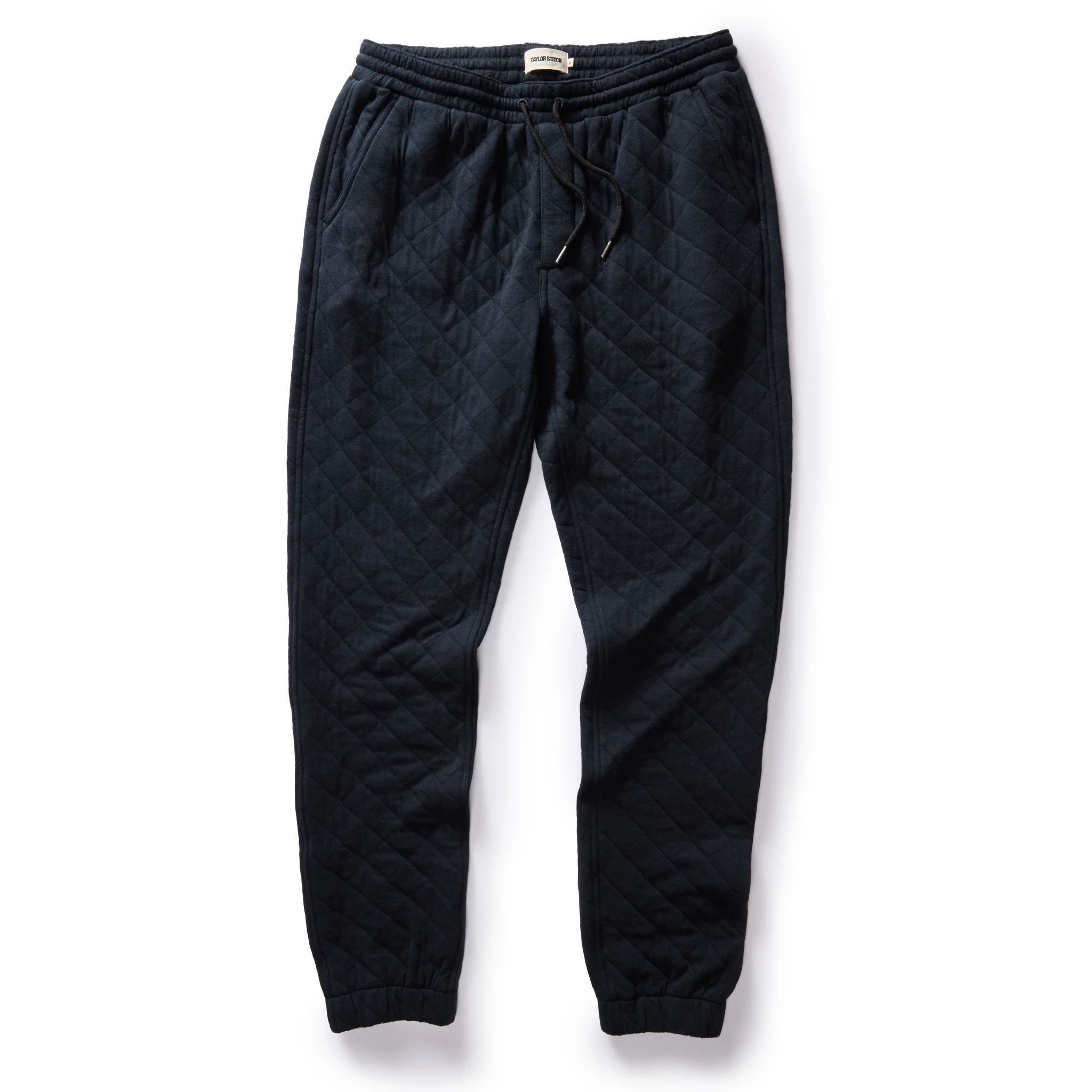 The Quilted Jersey Pant in Midnight Heather - Image 5