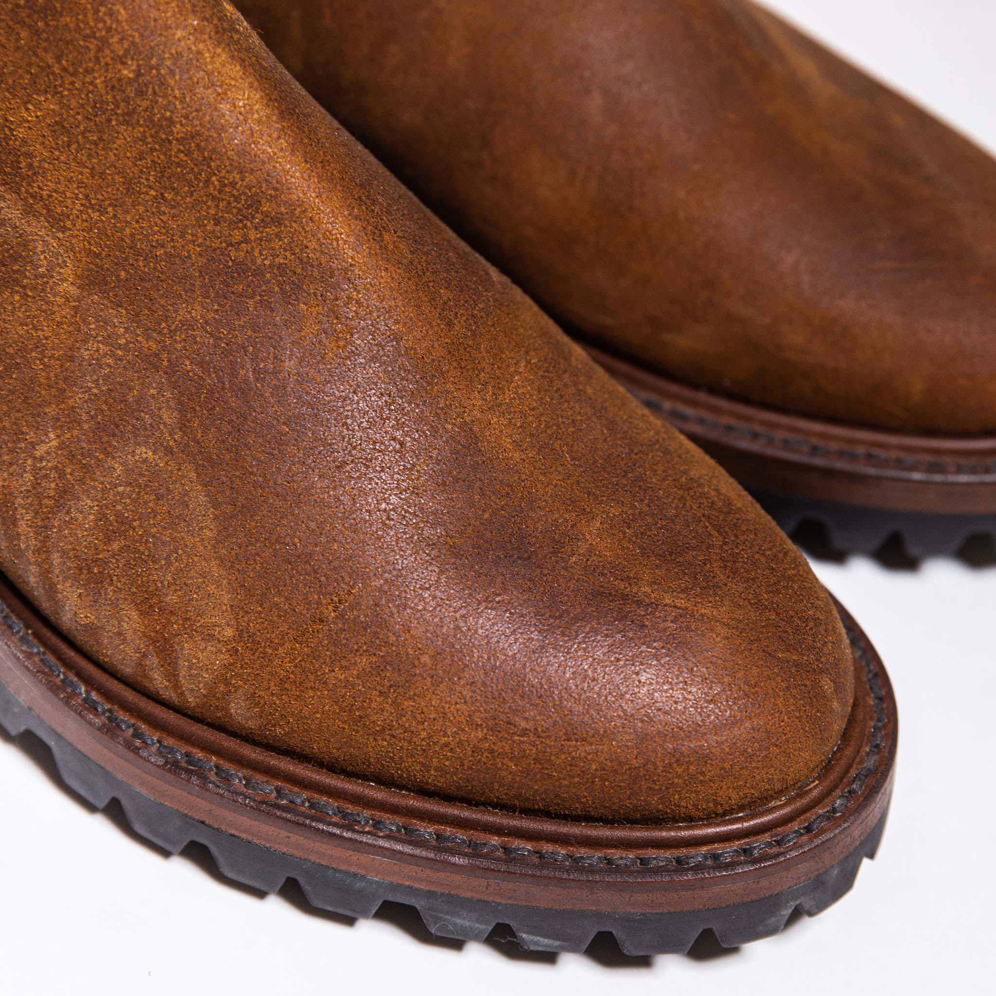 The Ranch Boot in Redwood Waxed Suede - Image 10