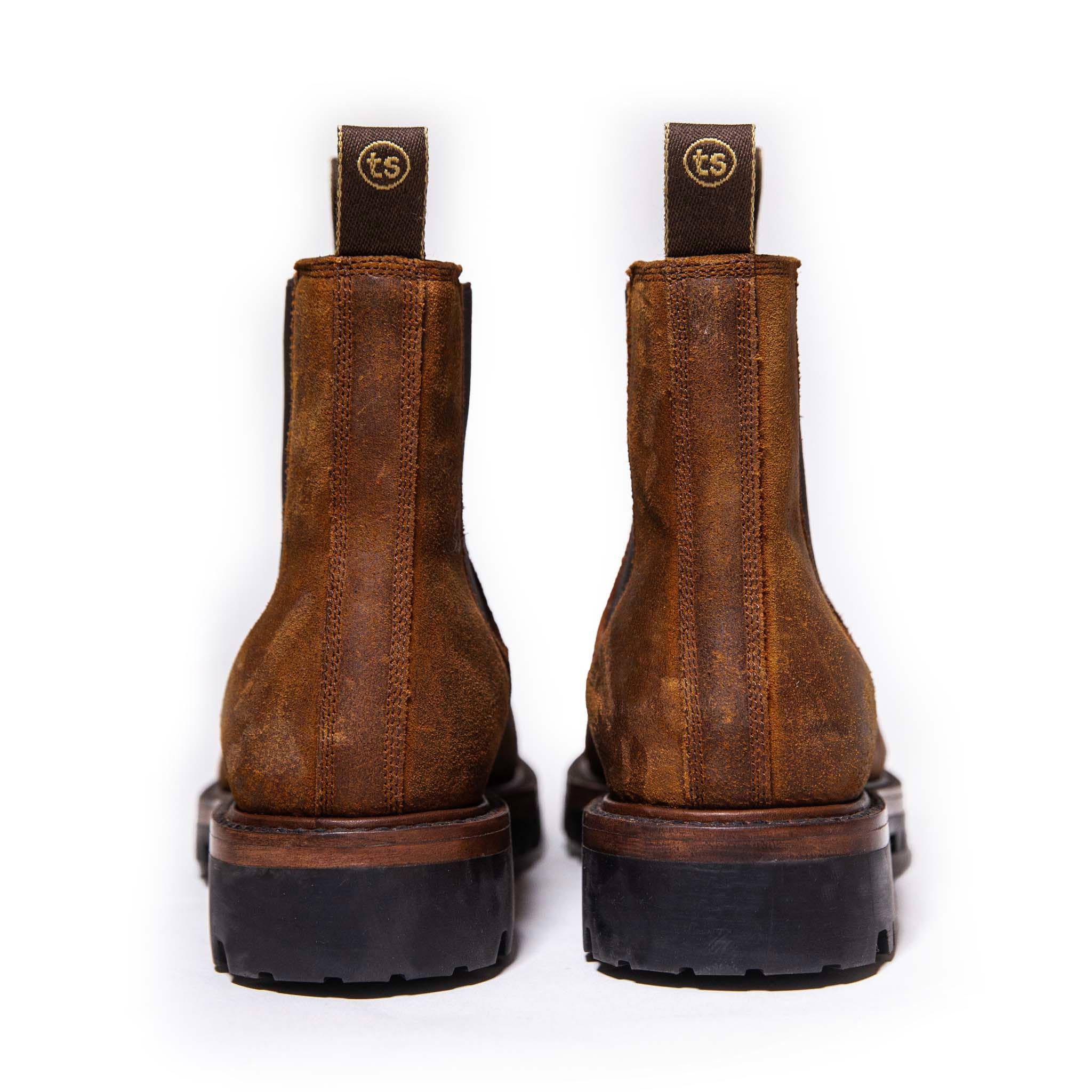 The Ranch Boot in Redwood Waxed Suede - Image 7