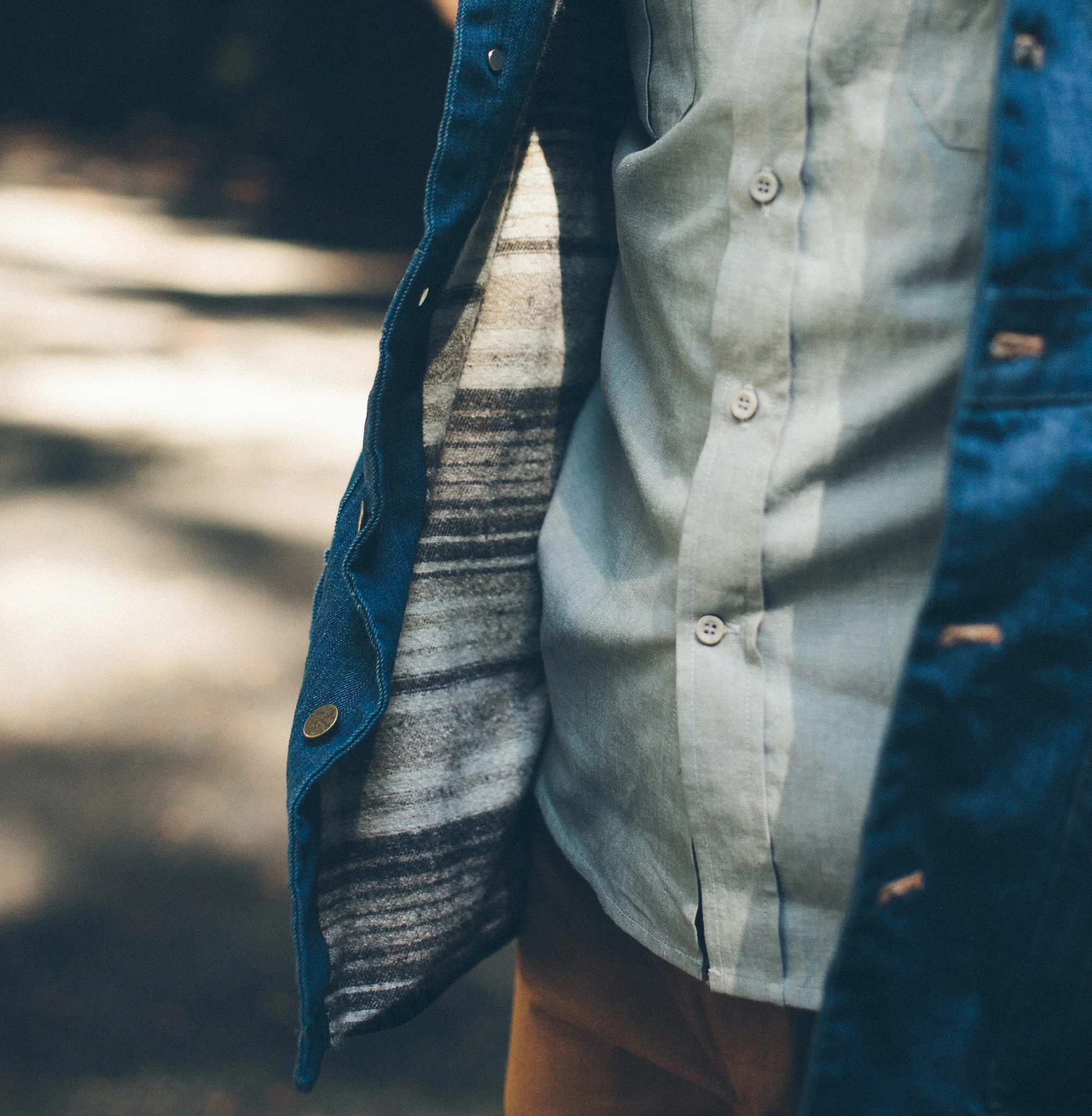 Raw Denim Rider Jacket - Image 9