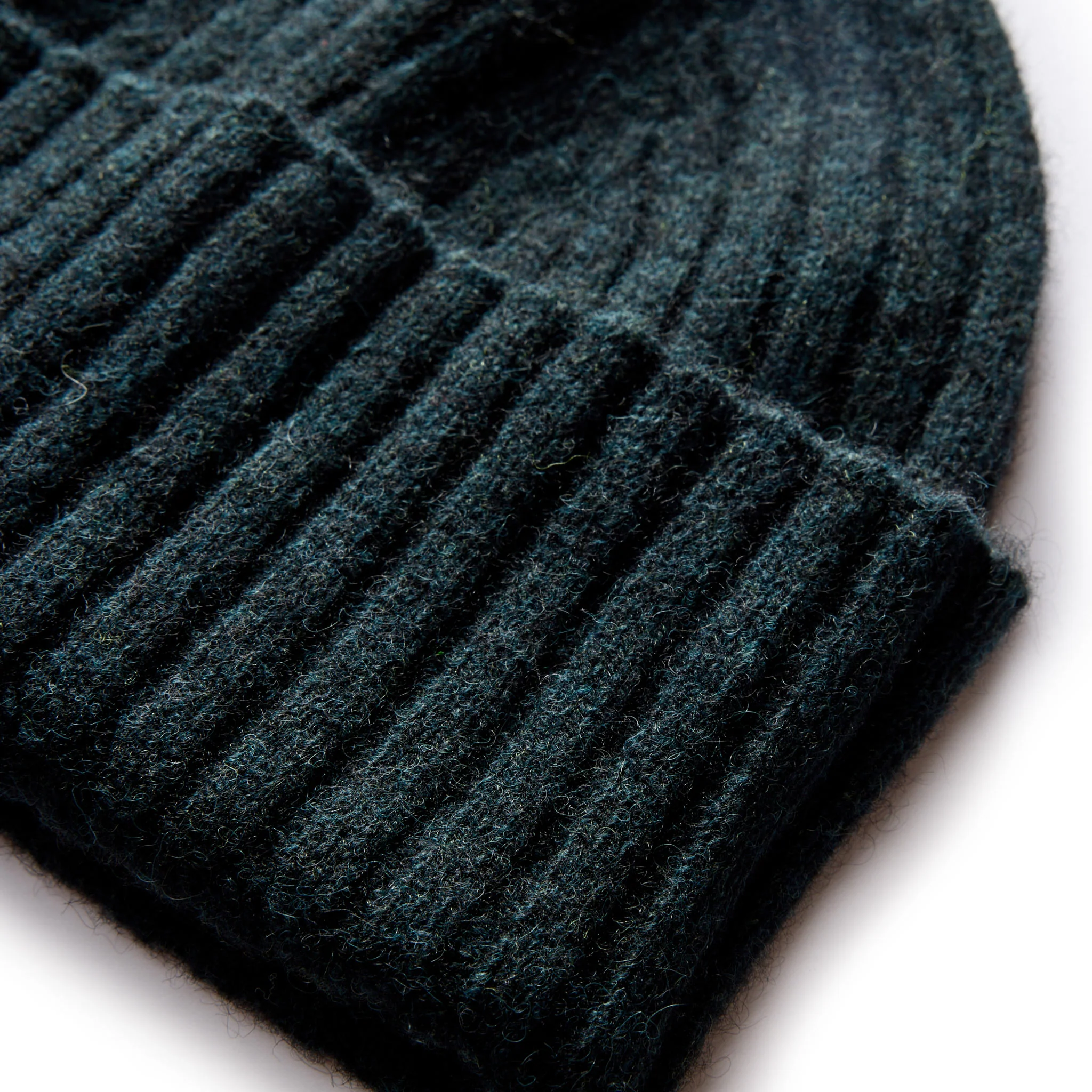 The Rib Beanie in Dark Spruce - Image 3