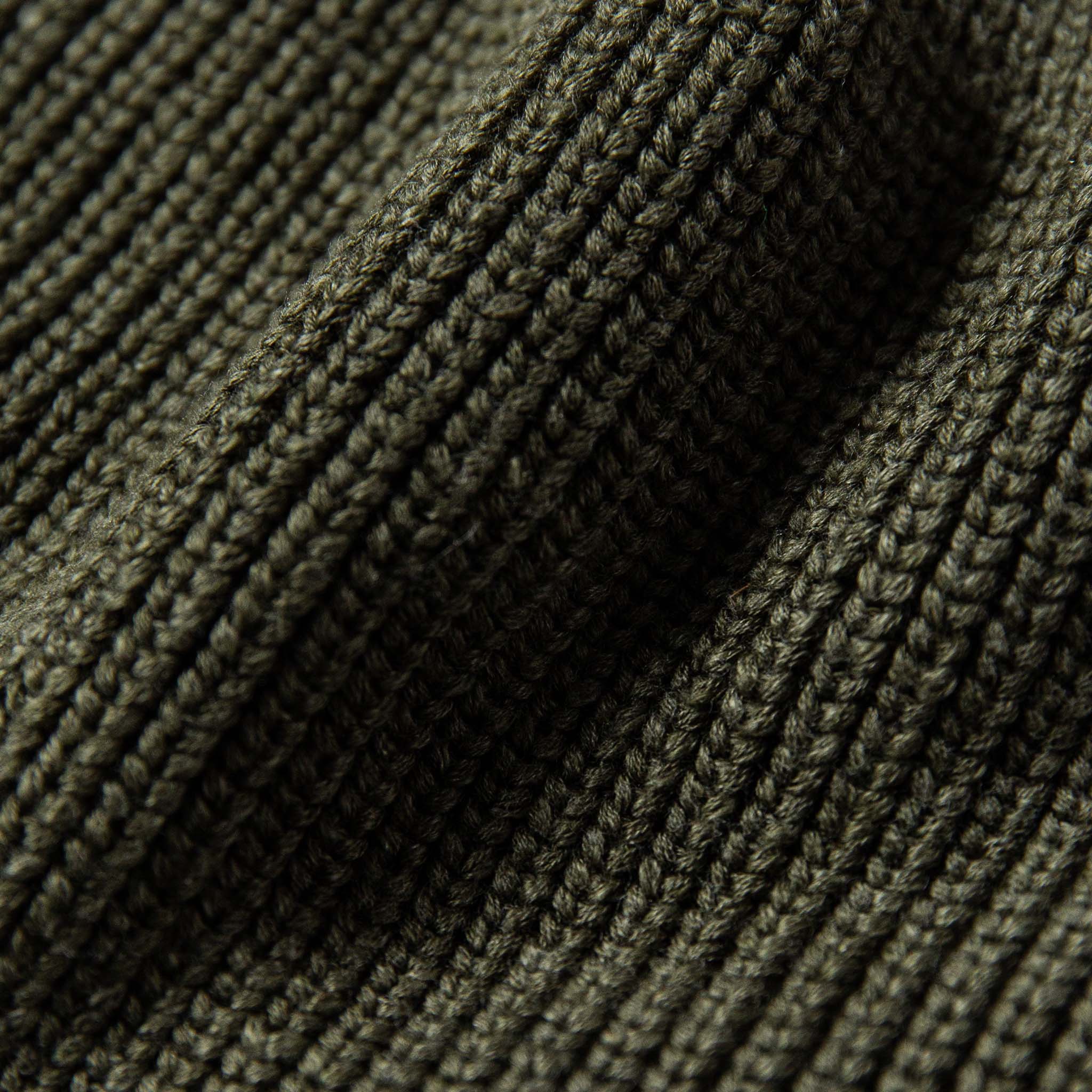 The Rib Beanie in Forest Heather - Image 5
