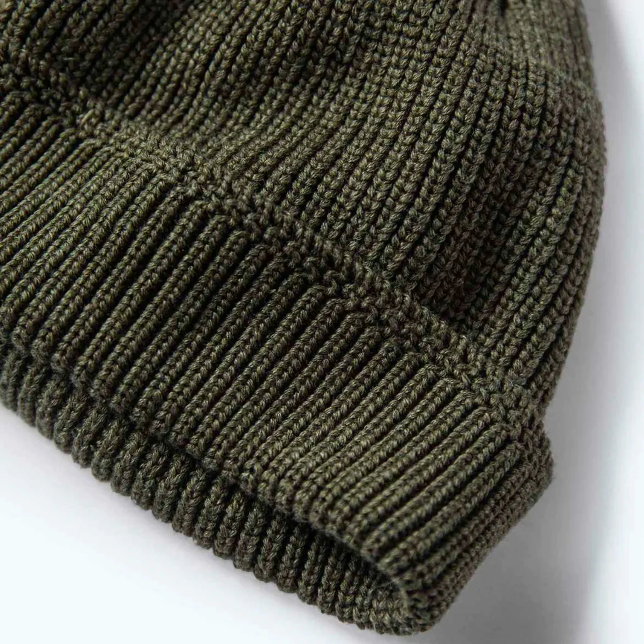 The Rib Beanie in Heather Forest - Image 5