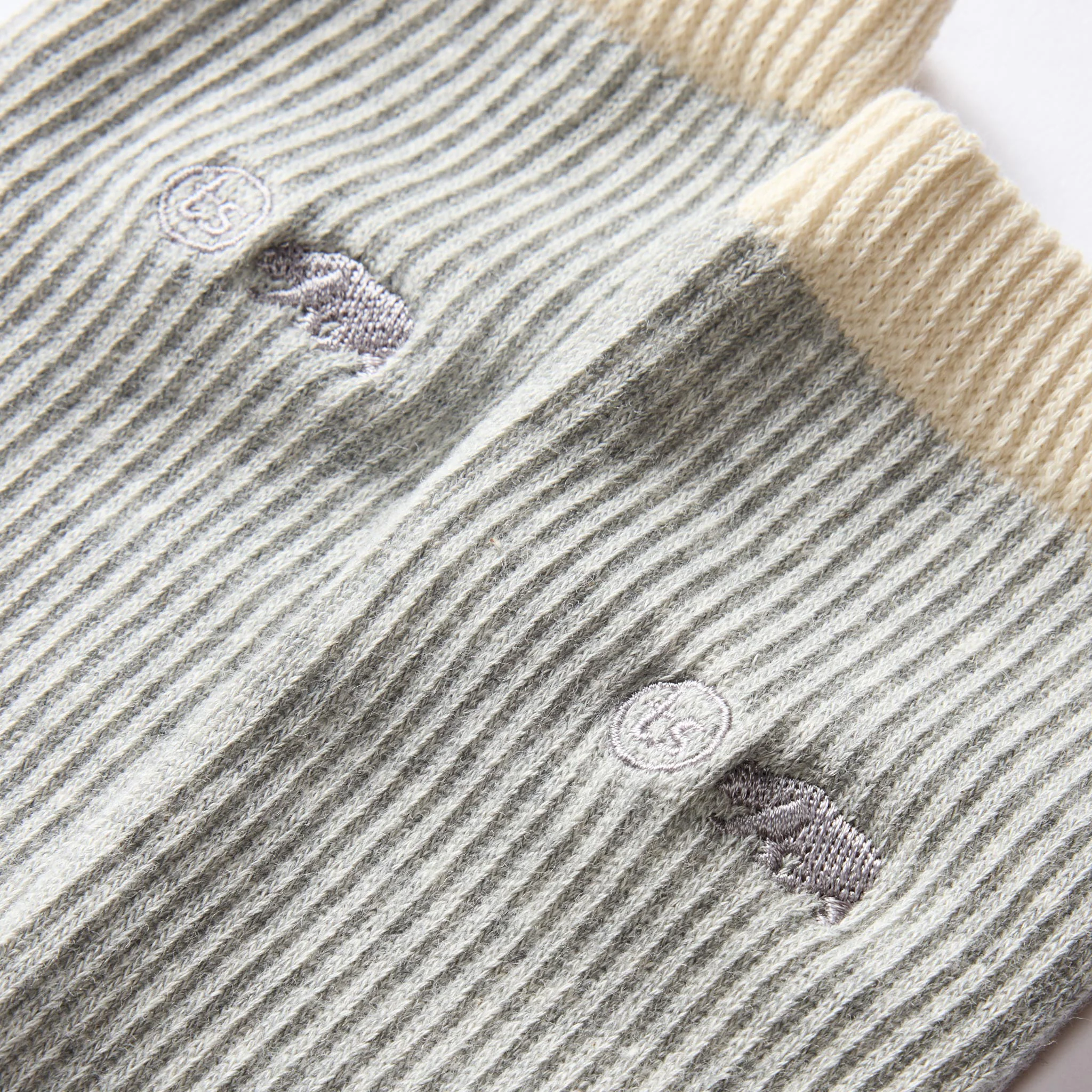The Ribbed Sock in Grey - Image 4