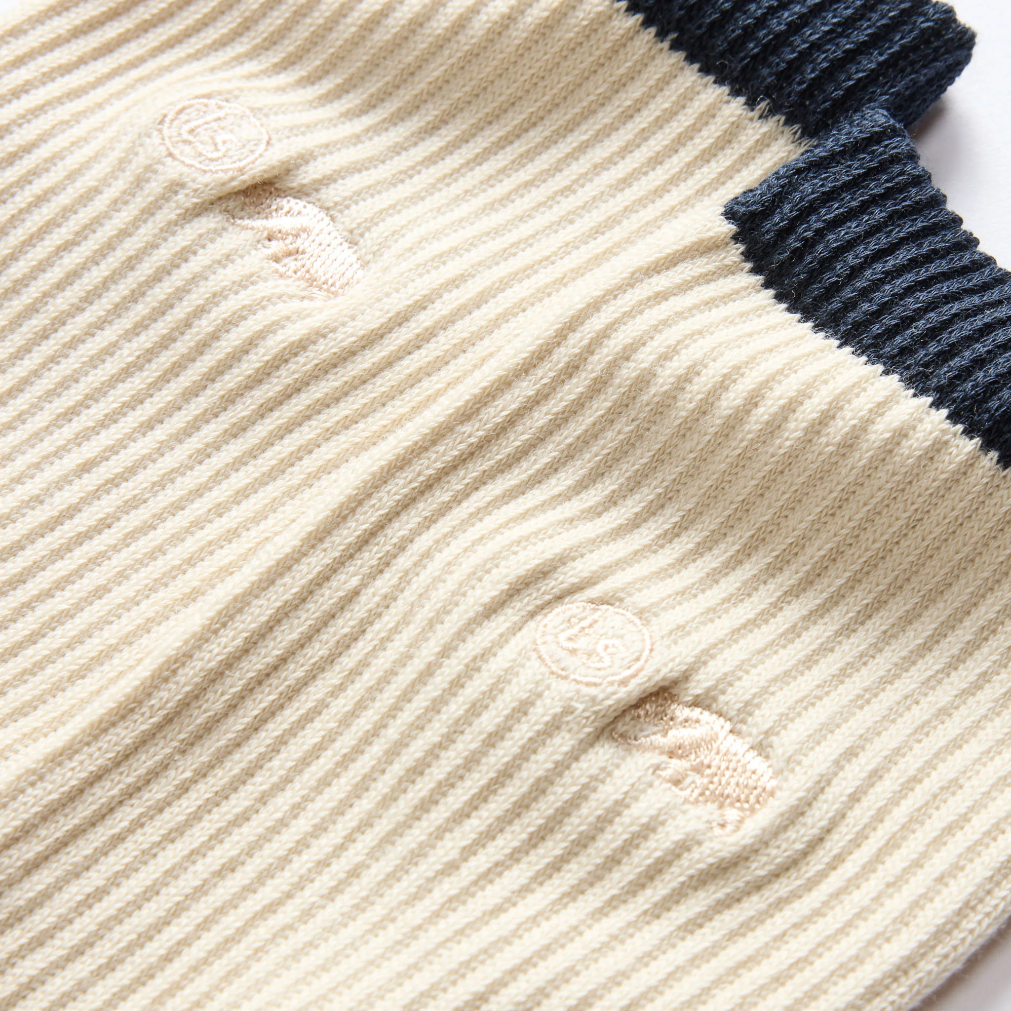 The Ribbed Sock in Natural - Image 5