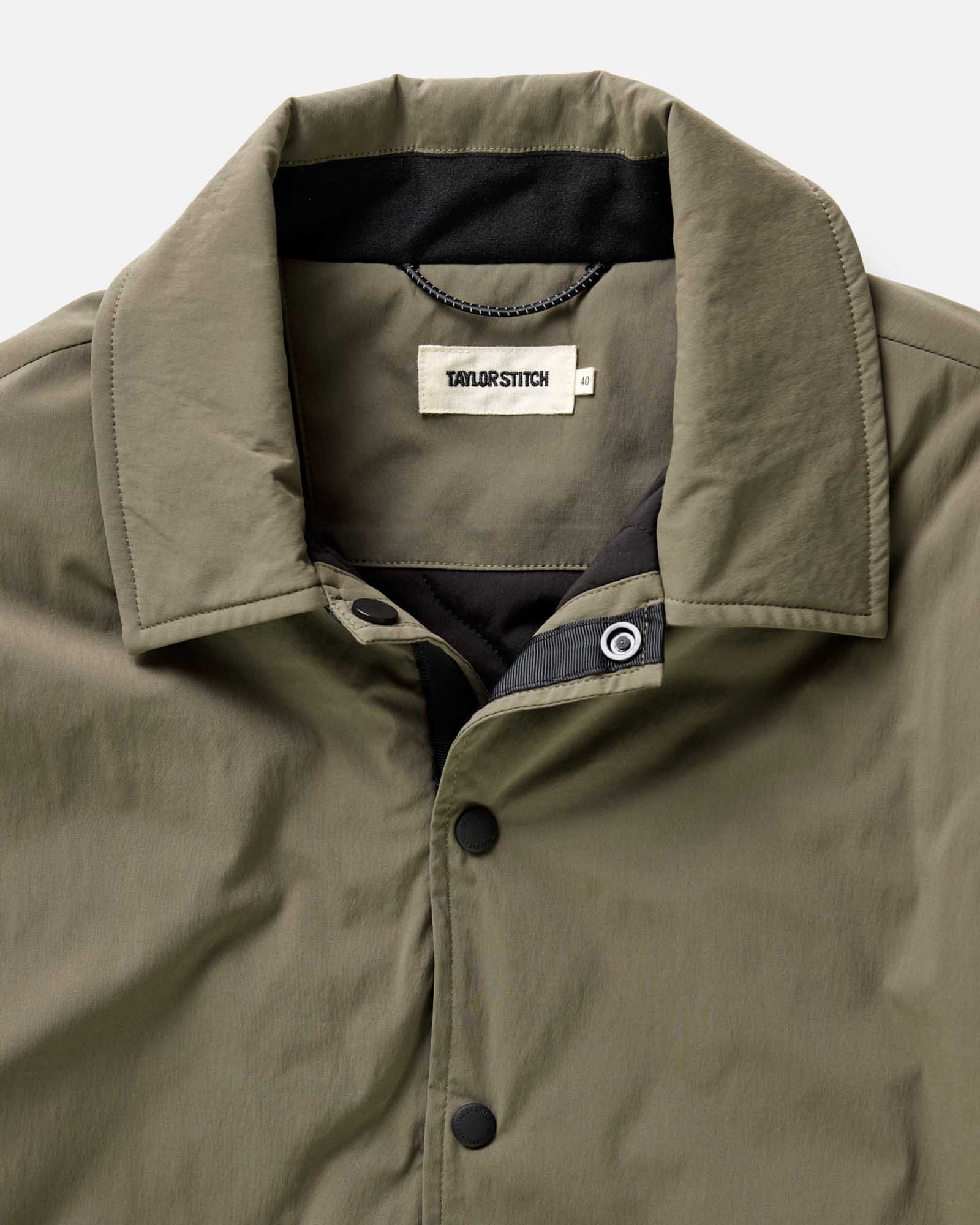 The Ridgeline Overshirt in Fatigue Olive - Image 5