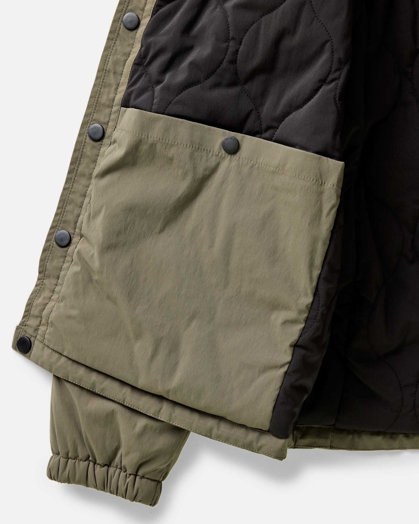 The Ridgeline Overshirt in Fatigue Olive - Image 8
