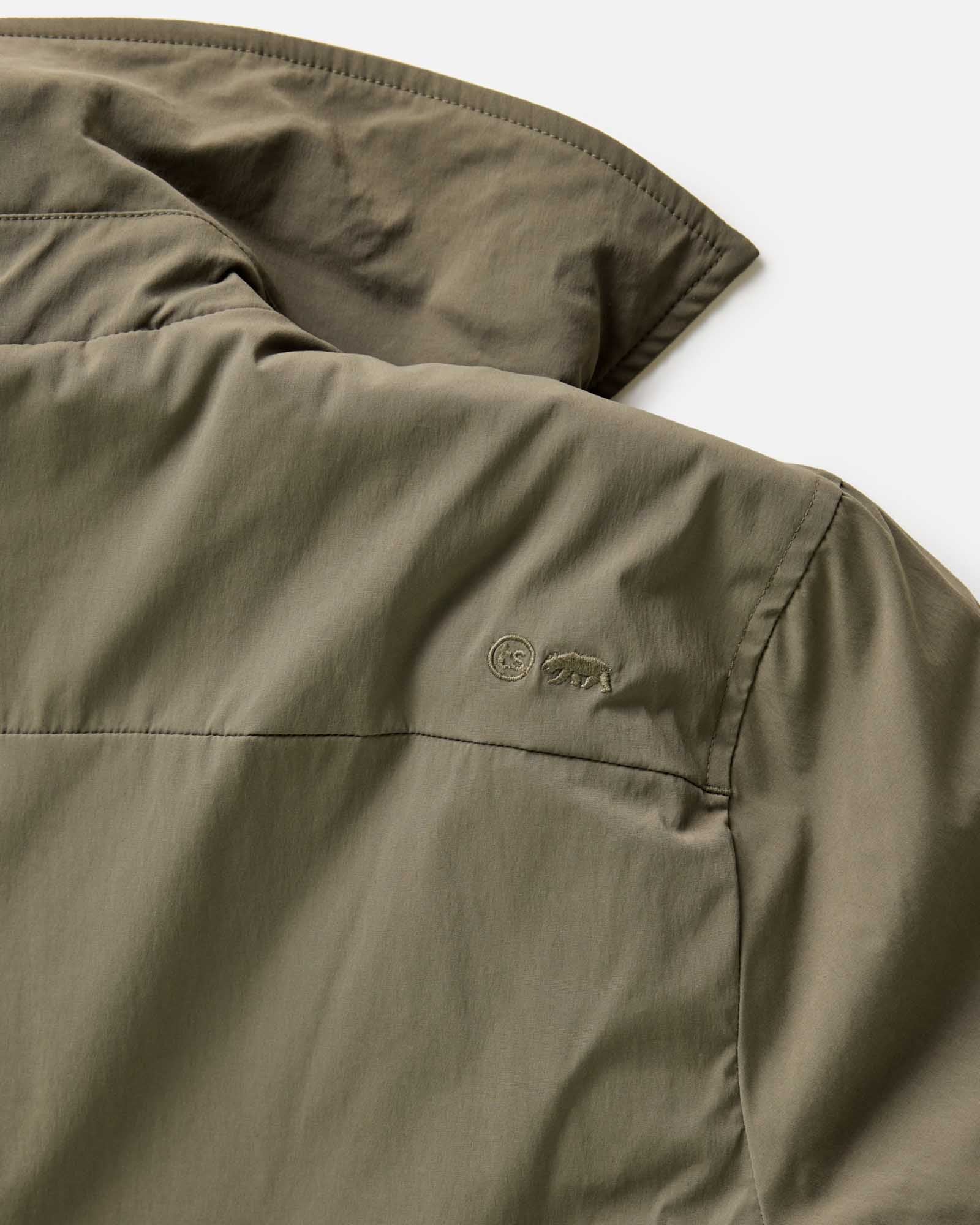 The Ridgeline Overshirt in Fatigue Olive - Image 9