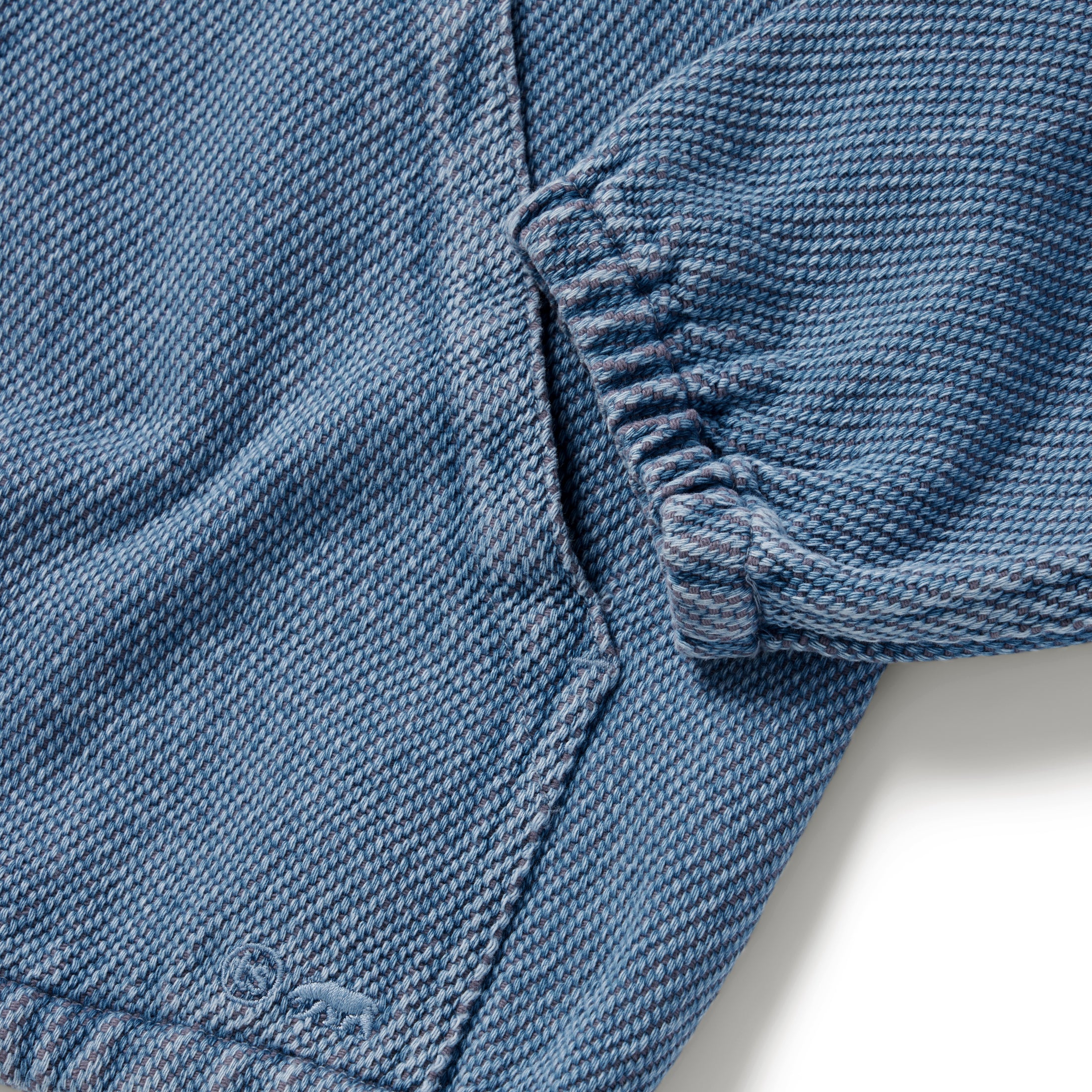 The Riptide Jacket in Washed Indigo Twill - Image 6