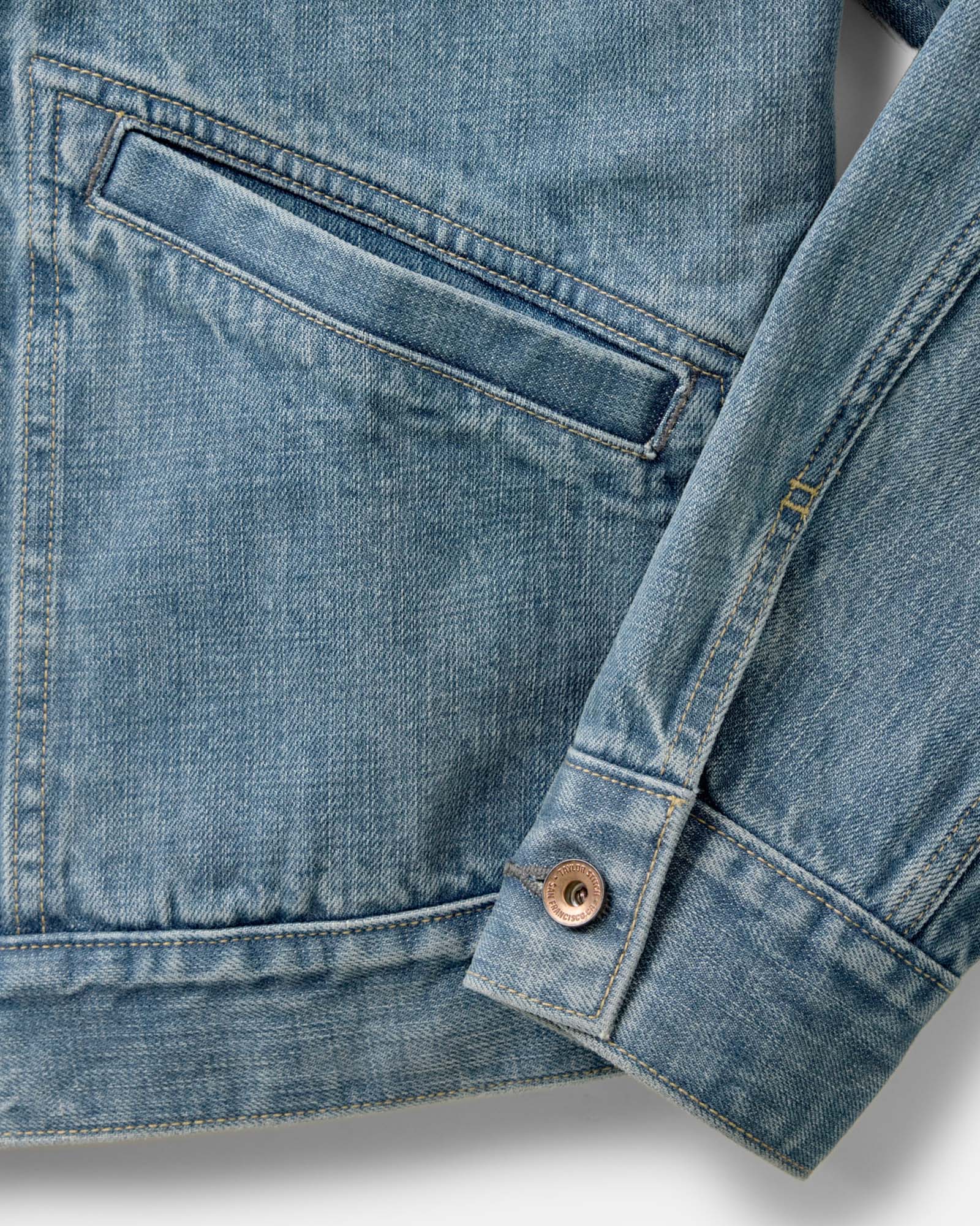 The Roper Jacket in Vintage Wash Organic Selvedge - Image 7