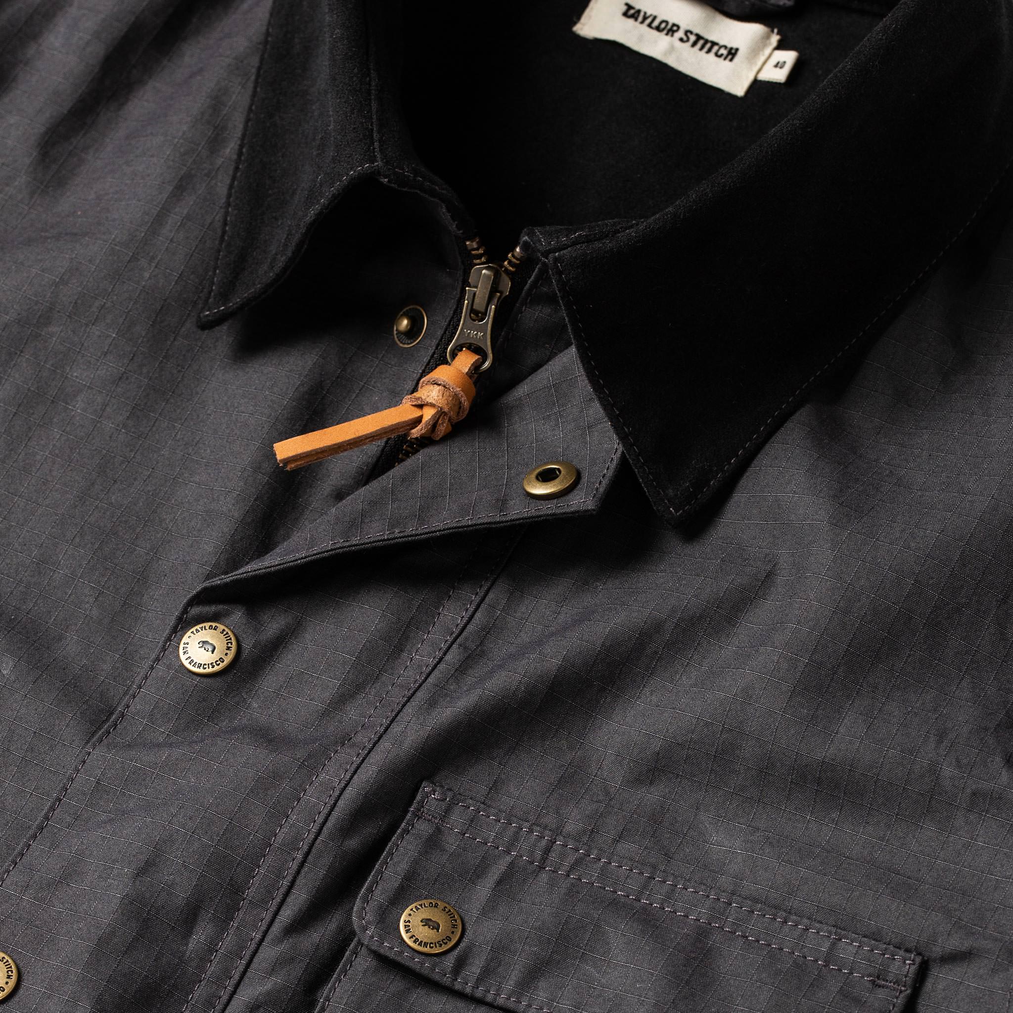 The Rover Jacket in Ripstop Slate Dry Wax - Image 7