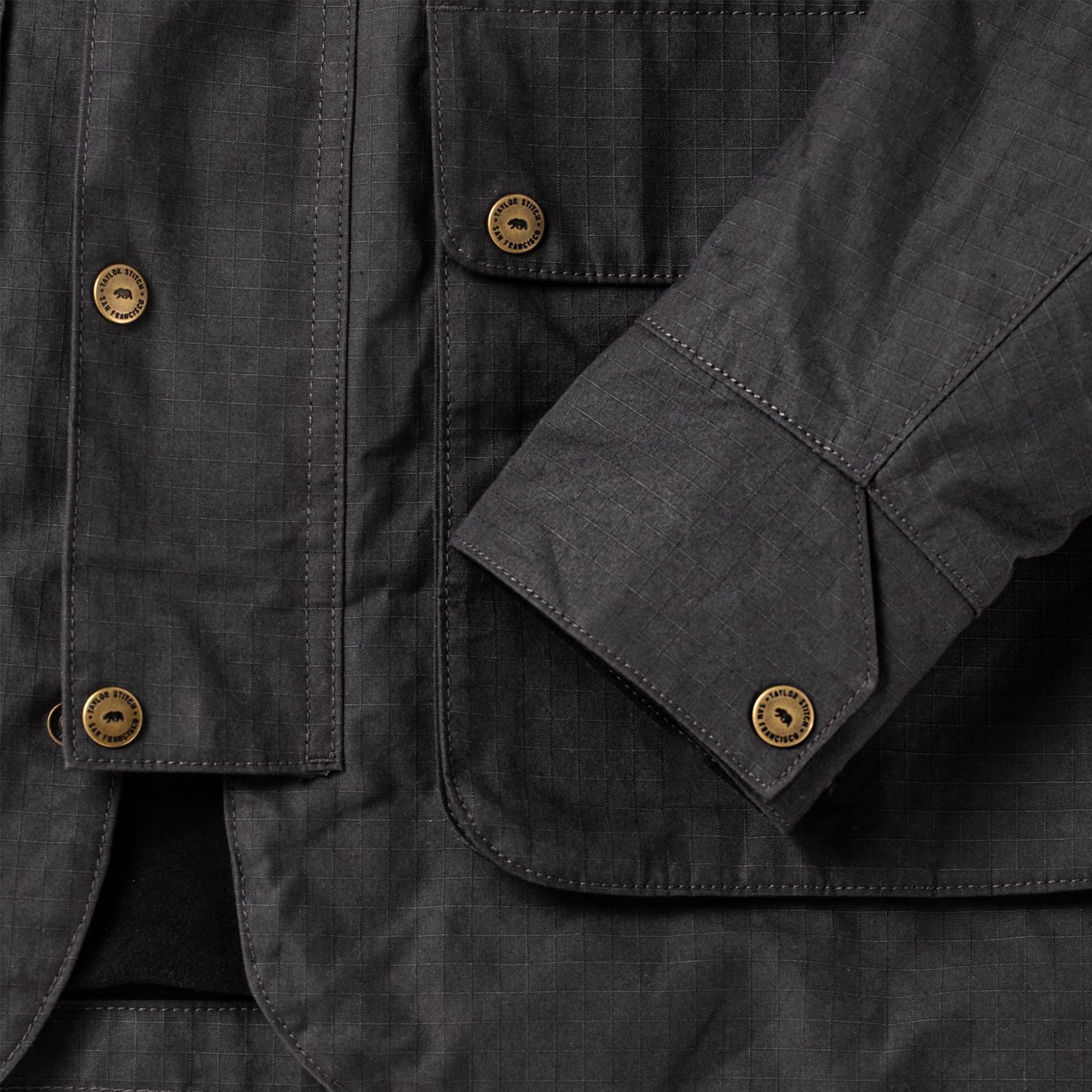 The Rover Jacket in Ripstop Slate Dry Wax - Image 9