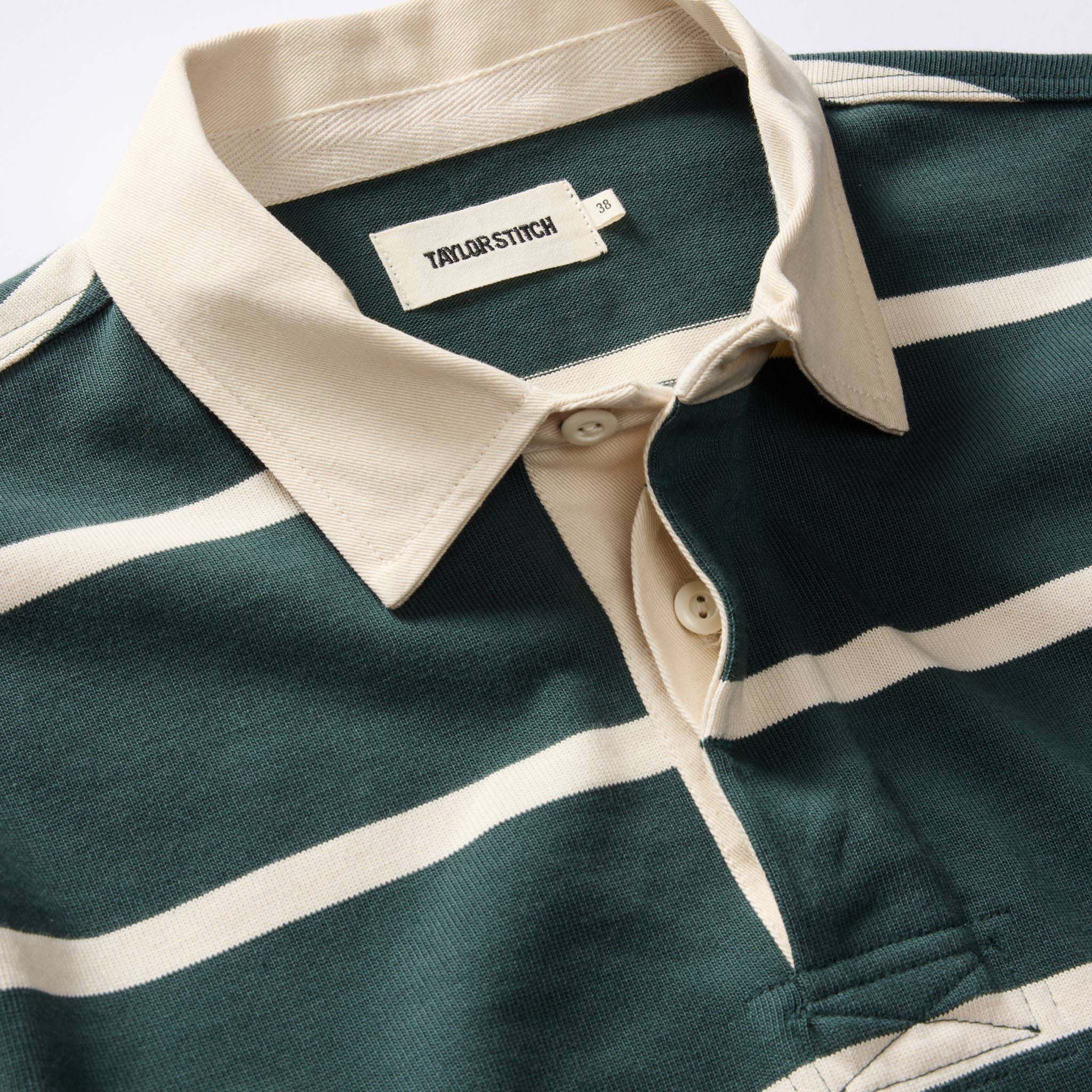 The Rugby in Dark Forest Stripe - Image 6