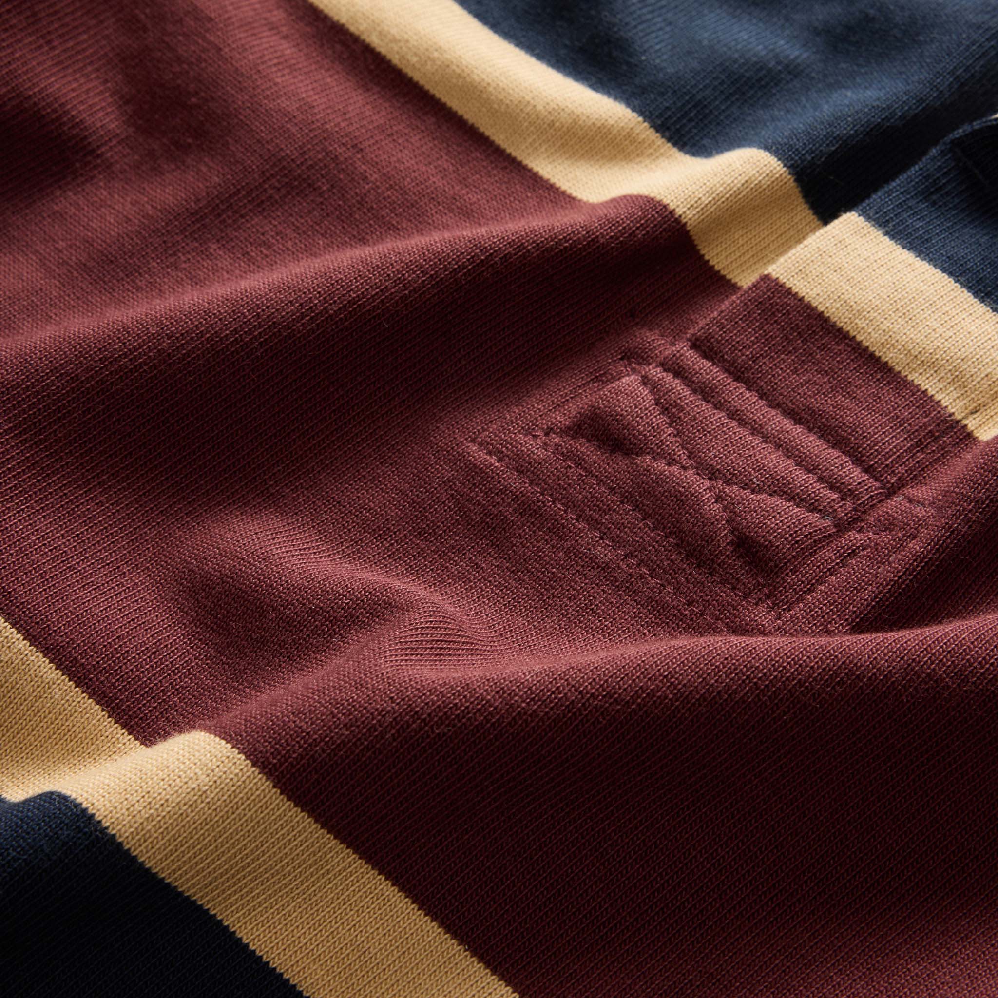 The Rugby in Dark Navy Stripe - Image 4