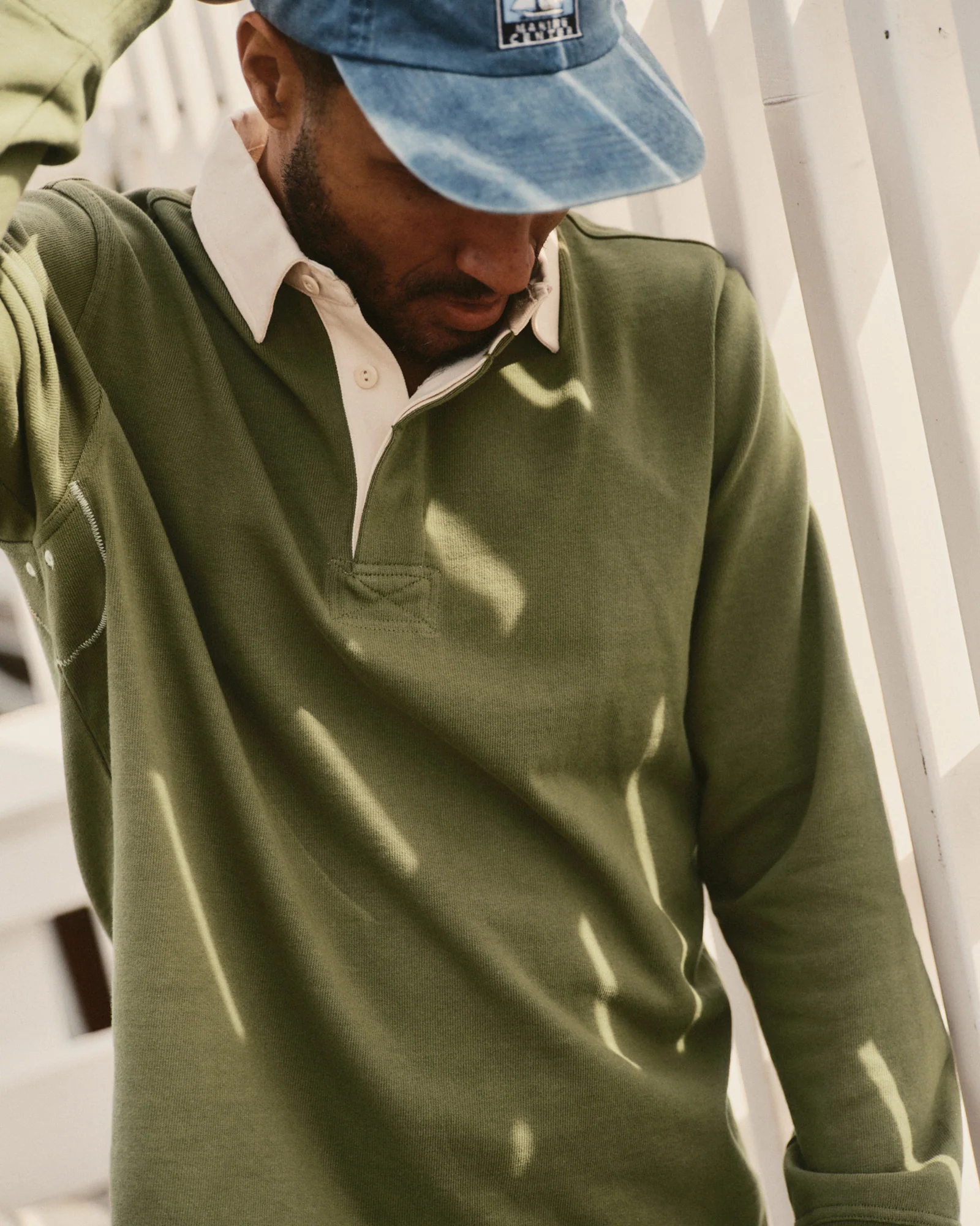 The Rugby Shirt in Burnt Olive - Image 2