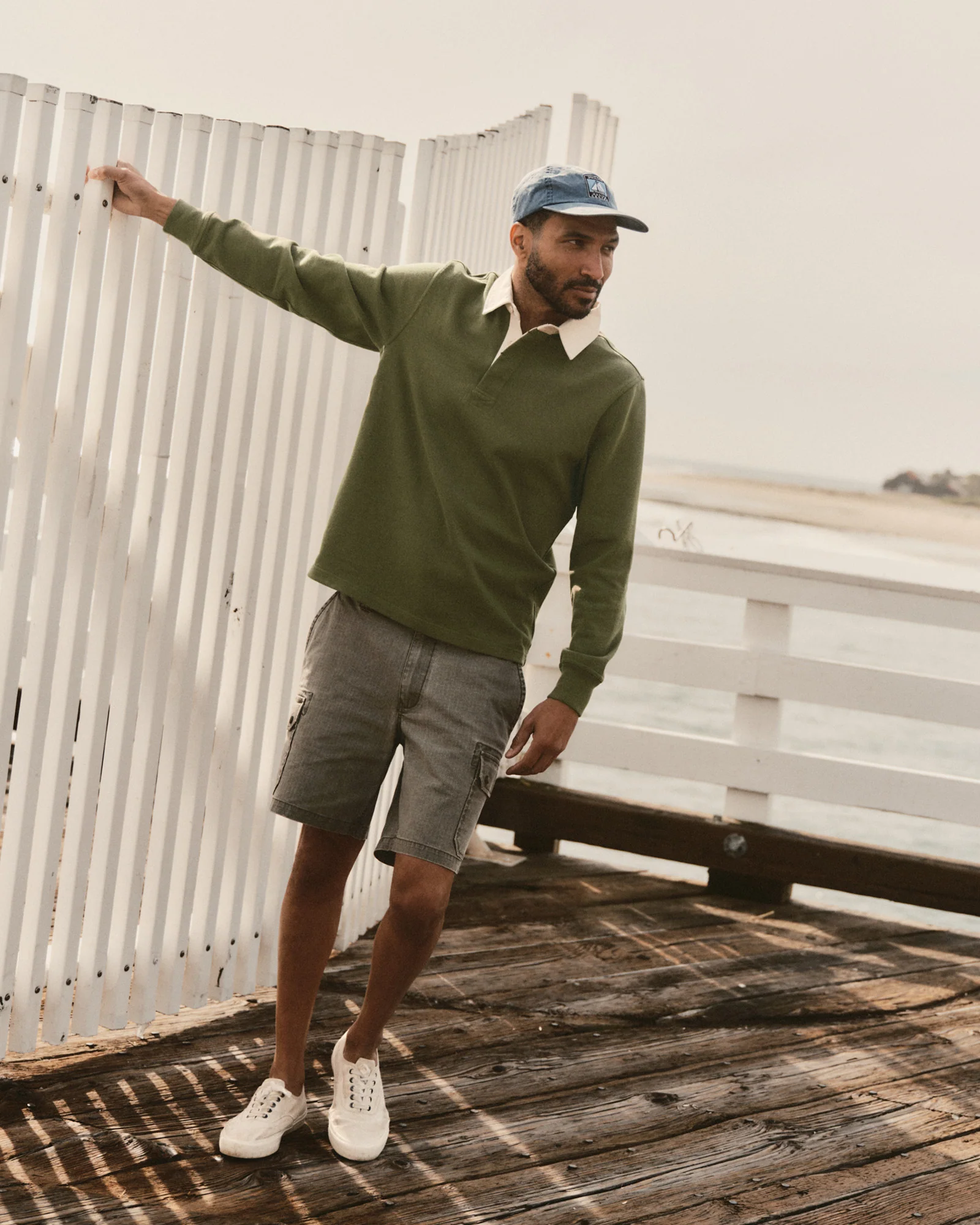 The Rugby Shirt in Burnt Olive - Image 3