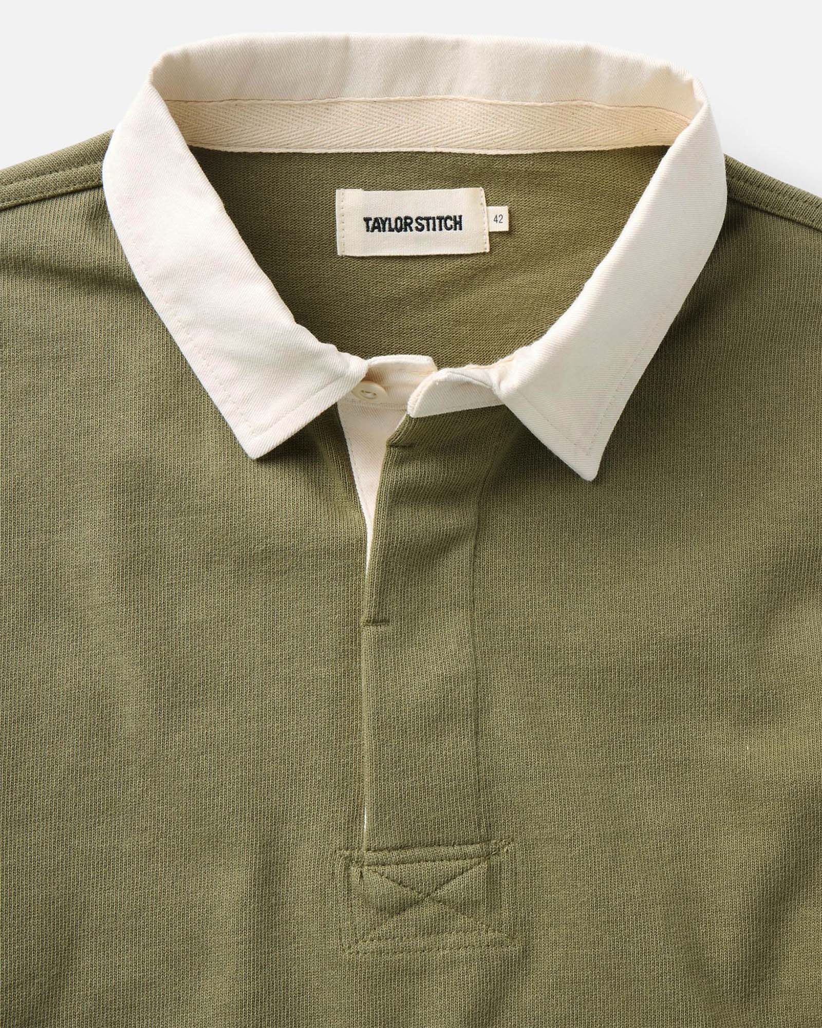 The Rugby Shirt in Burnt Olive - Image 4