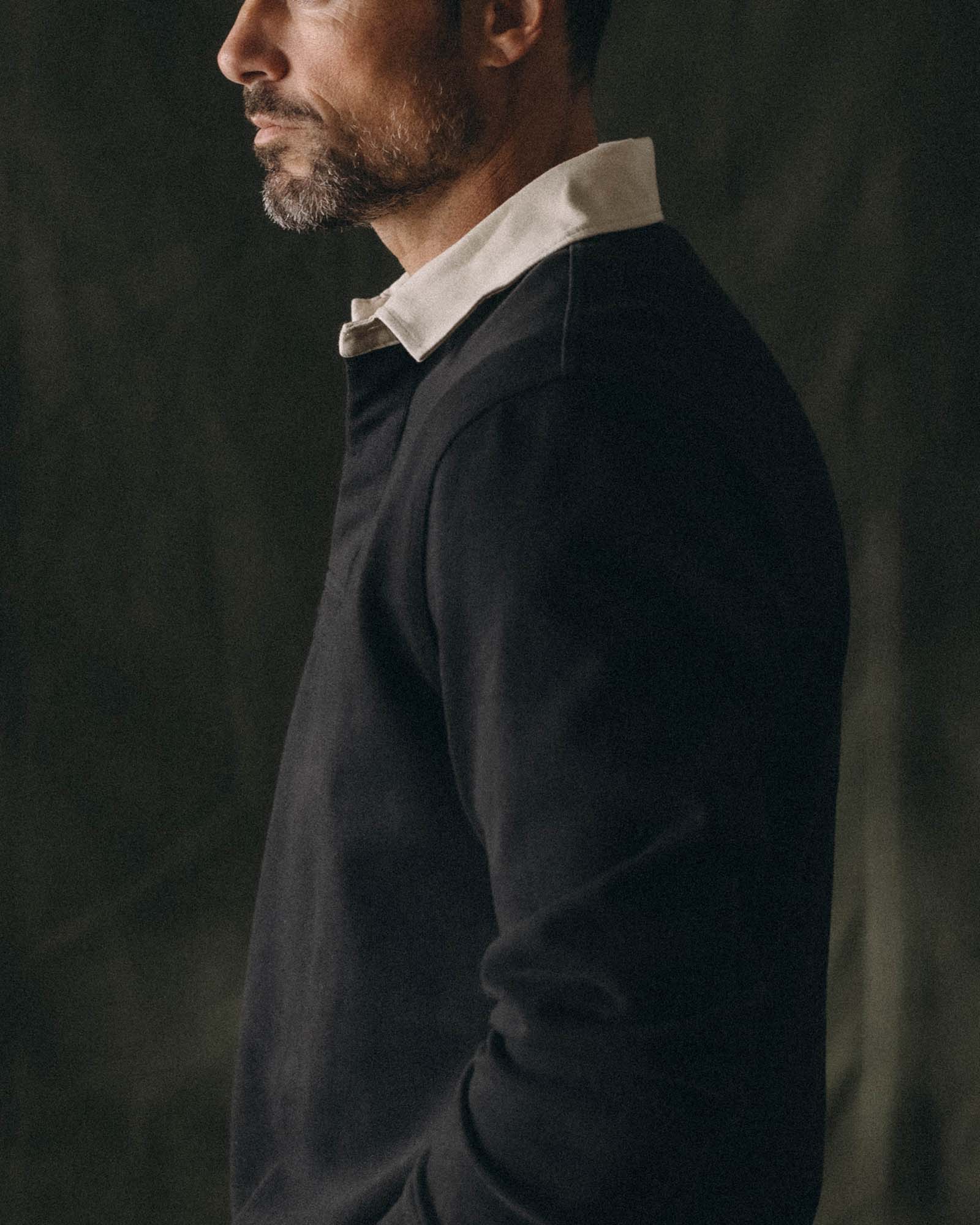 The Rugby Shirt in Coal - Image 3