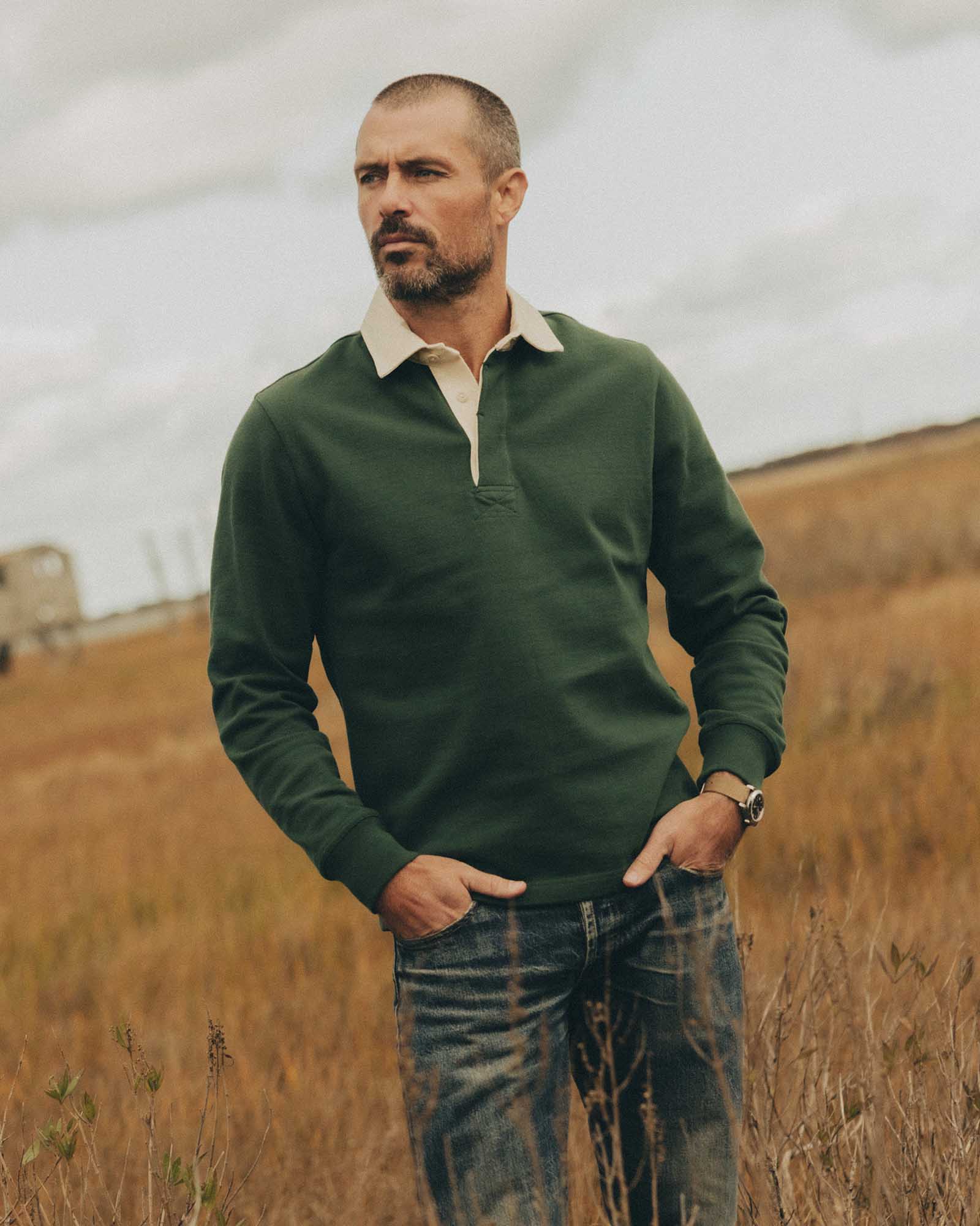 The Rugby Shirt in Ivy - Image 2