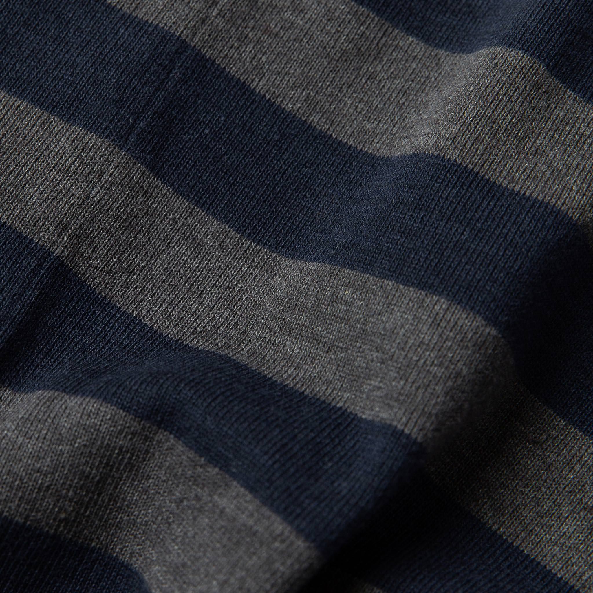 The Rugby Shirt in Navy Stripe - Image 8