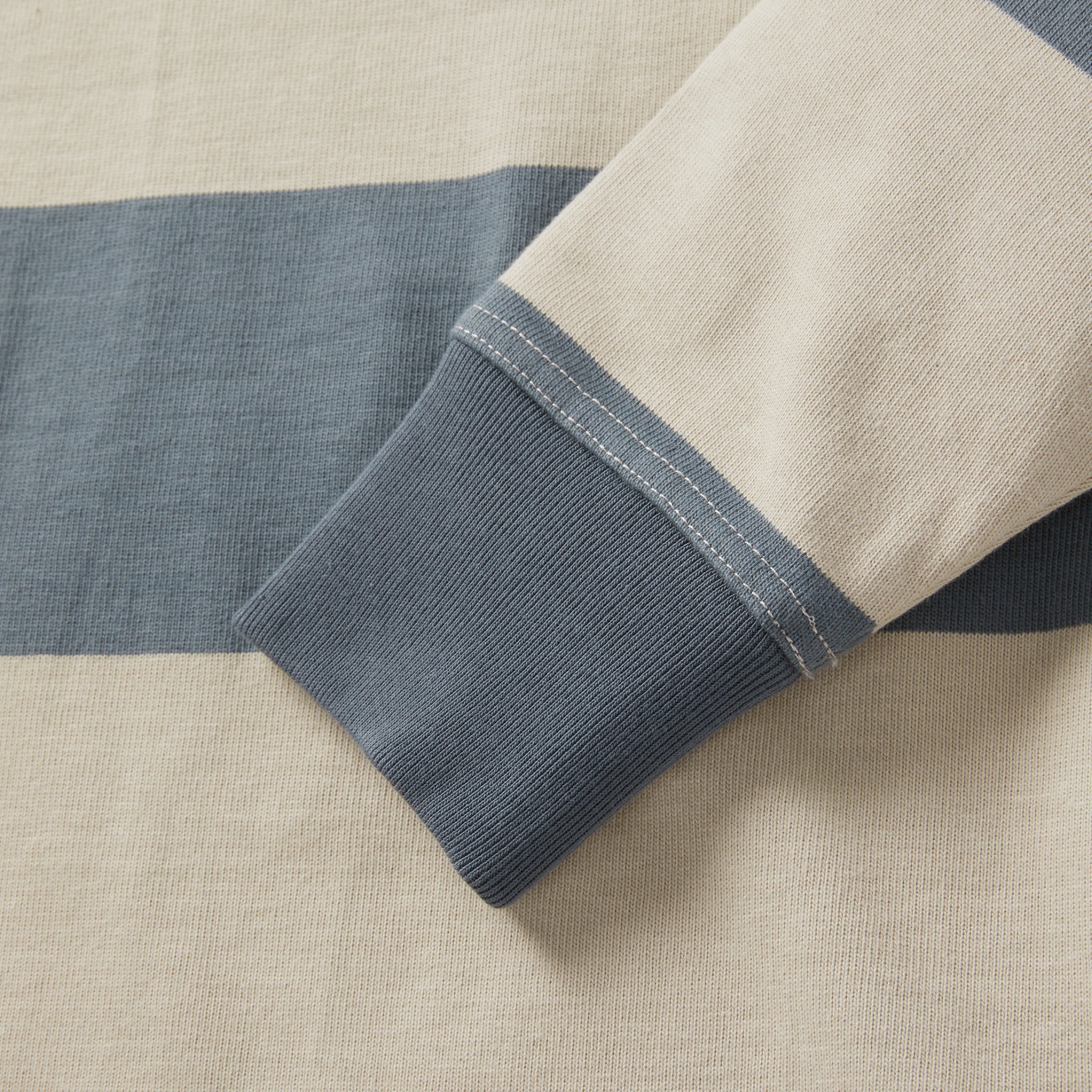 The Rugby Shirt in Storm Stripe - Image 6