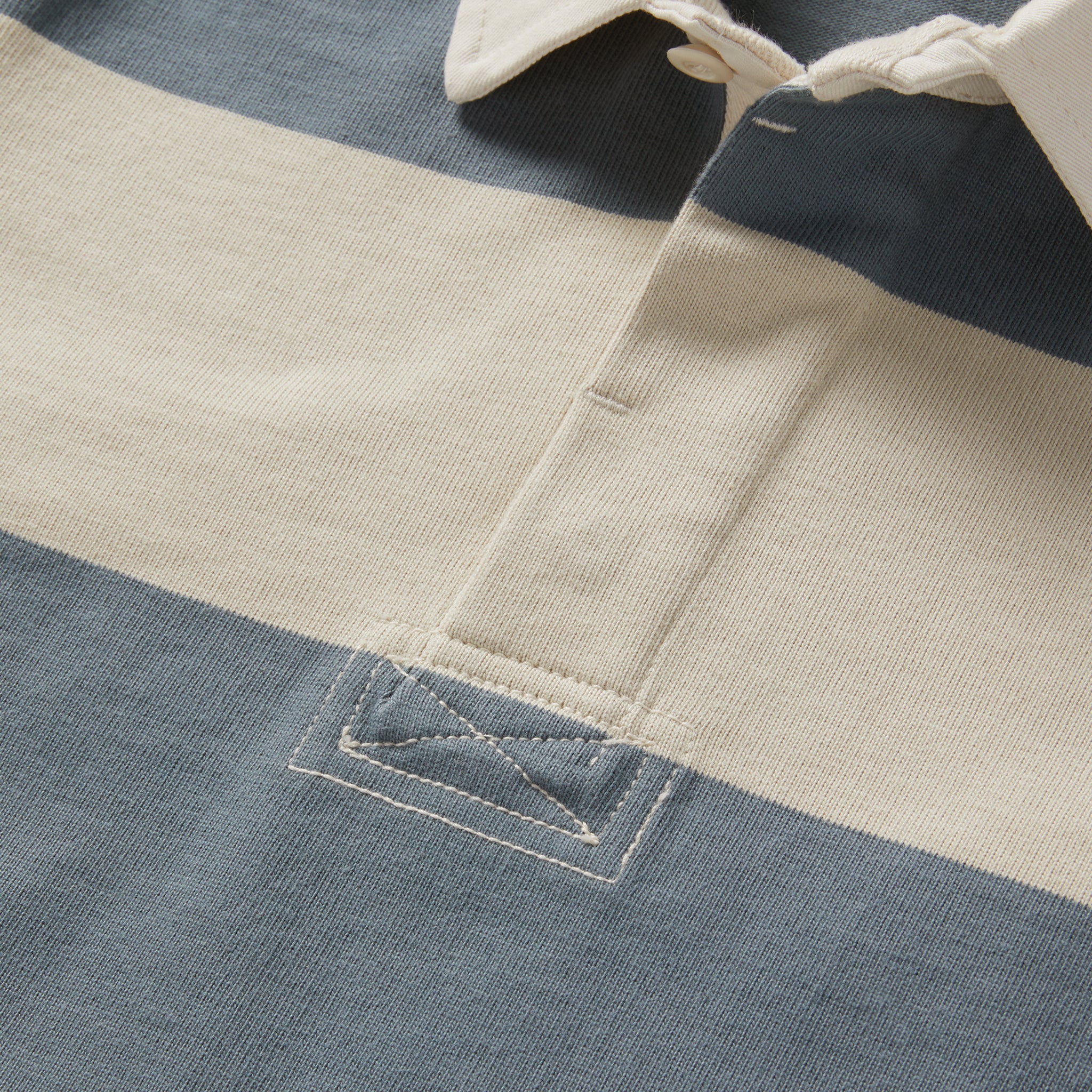 The Rugby Shirt in Storm Stripe - Image 7