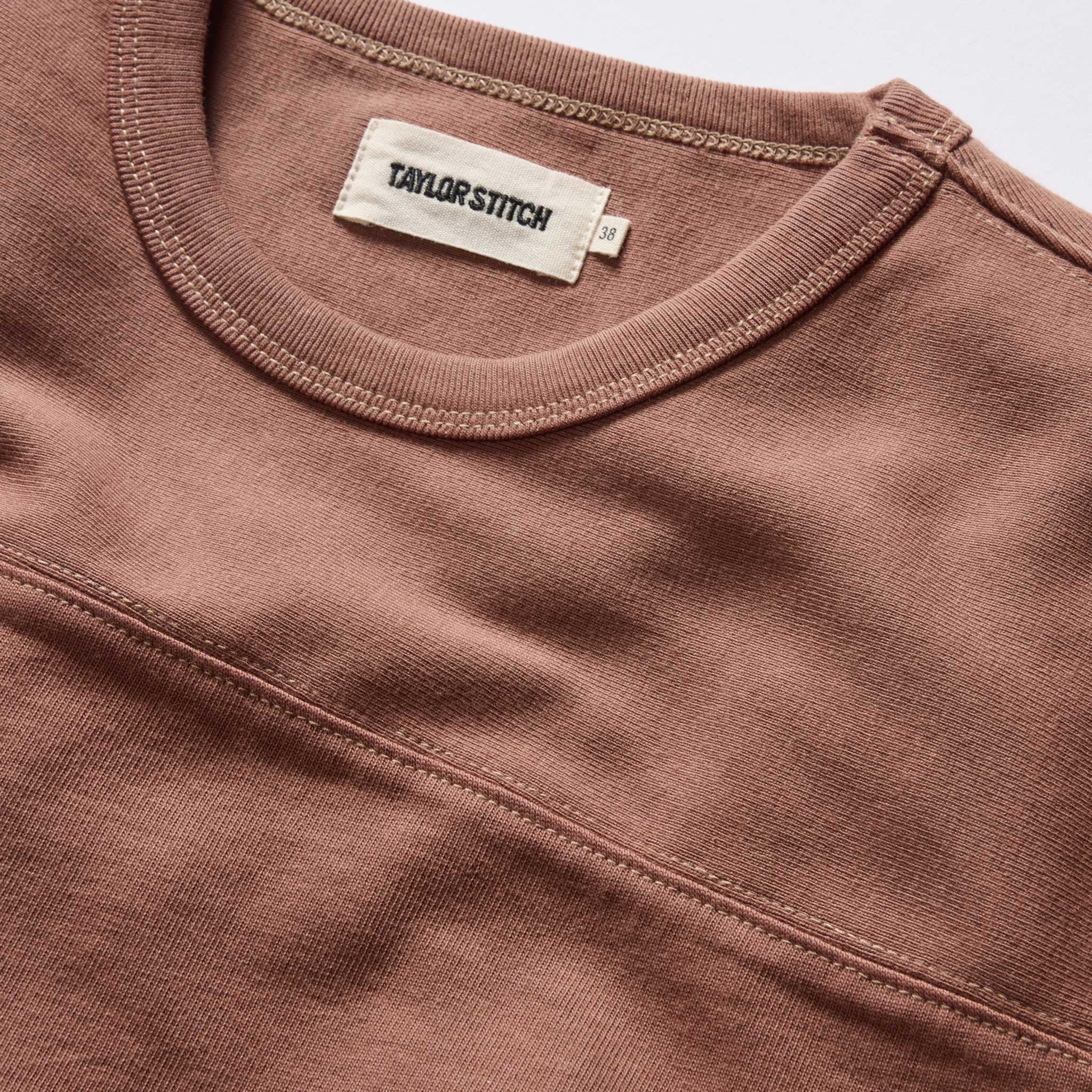 The Rugby Tee in Faded Brick - Image 5