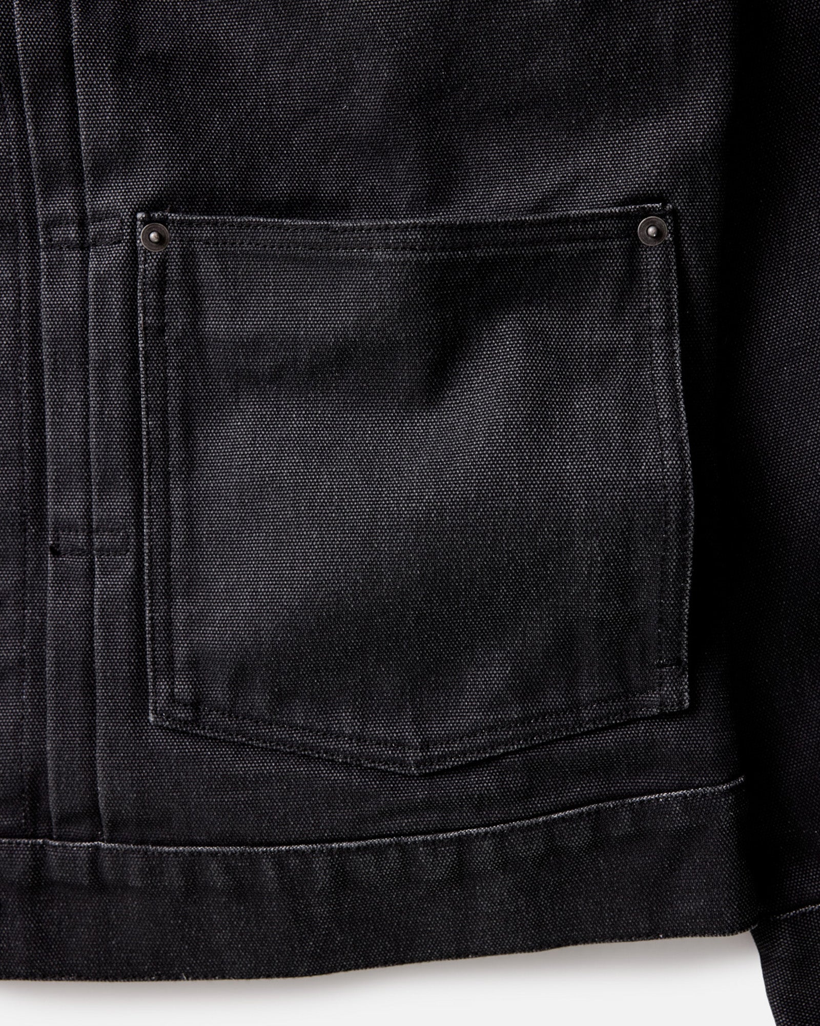 The Ryder Jacket in Coal Chipped Canvas - Image 6
