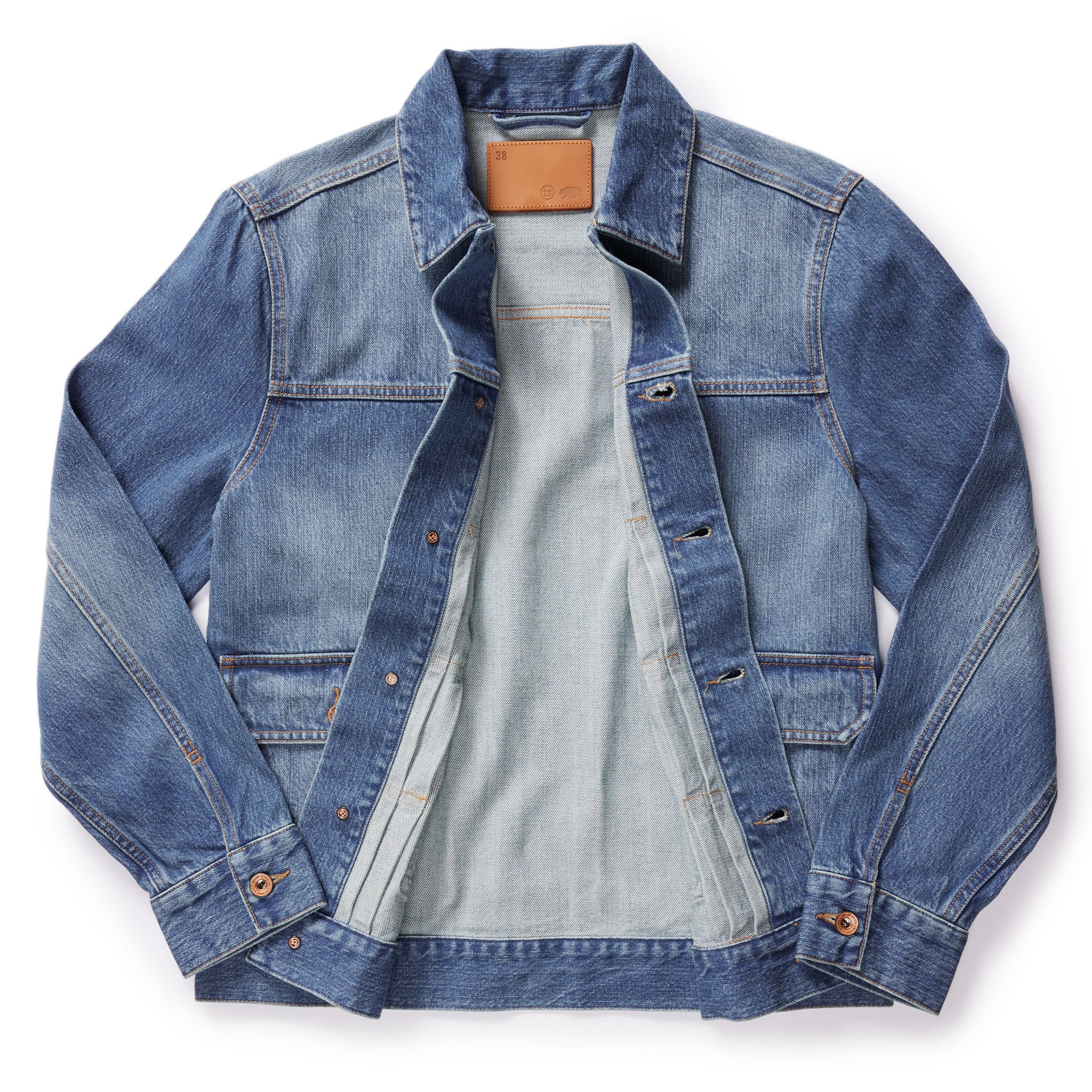 The Ryder Jacket in Sun Bleached Denim - Image 8