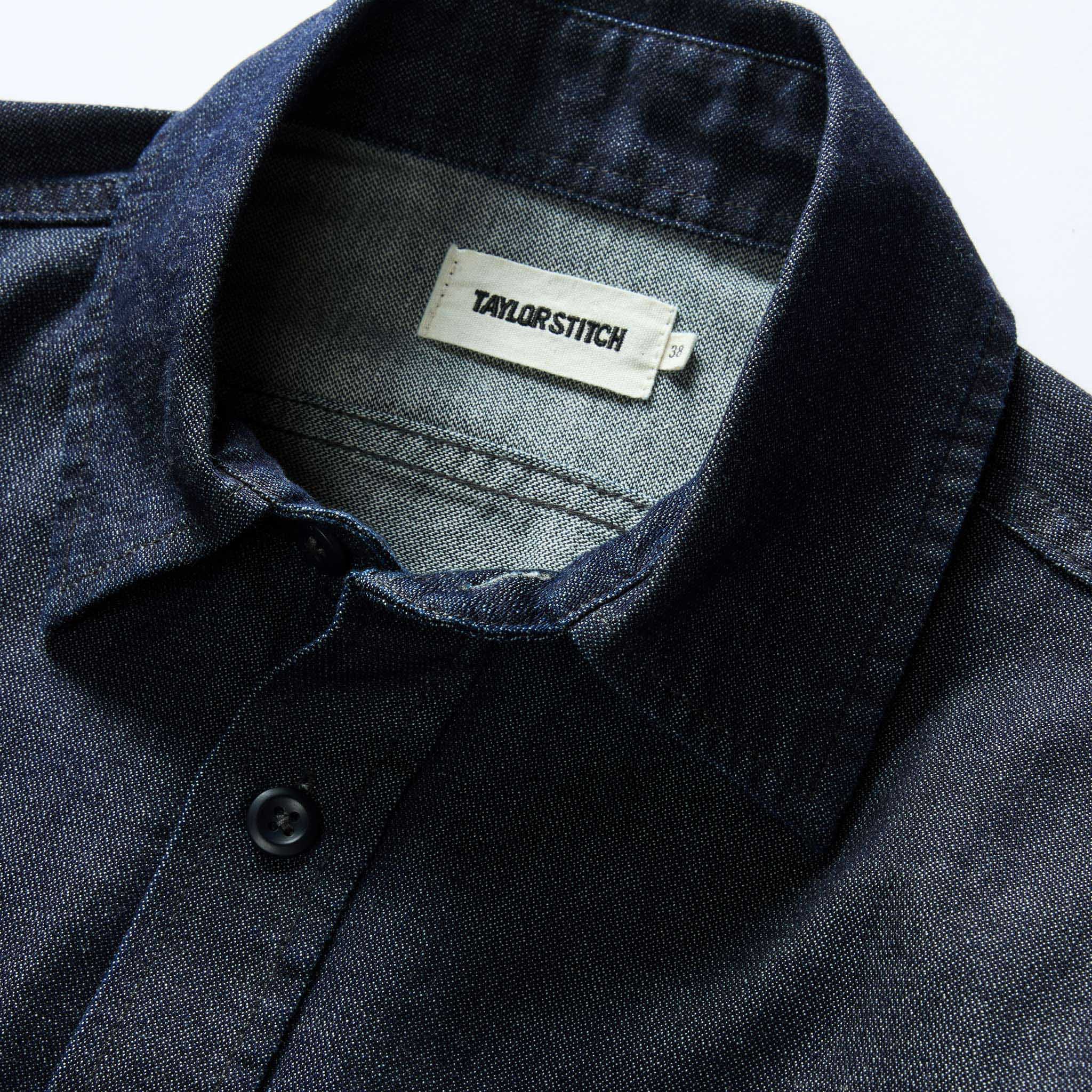 The Saddler Shirt in Indigo Broken Twill - Image 6