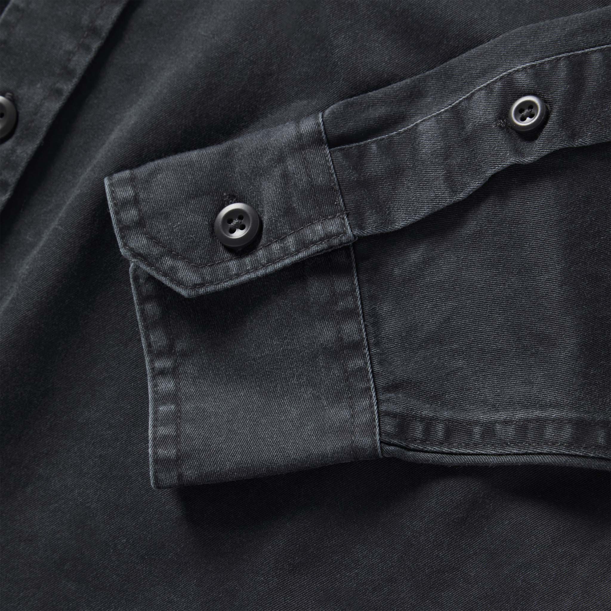 The Saddler Shirt in Washed Coal - Image 6
