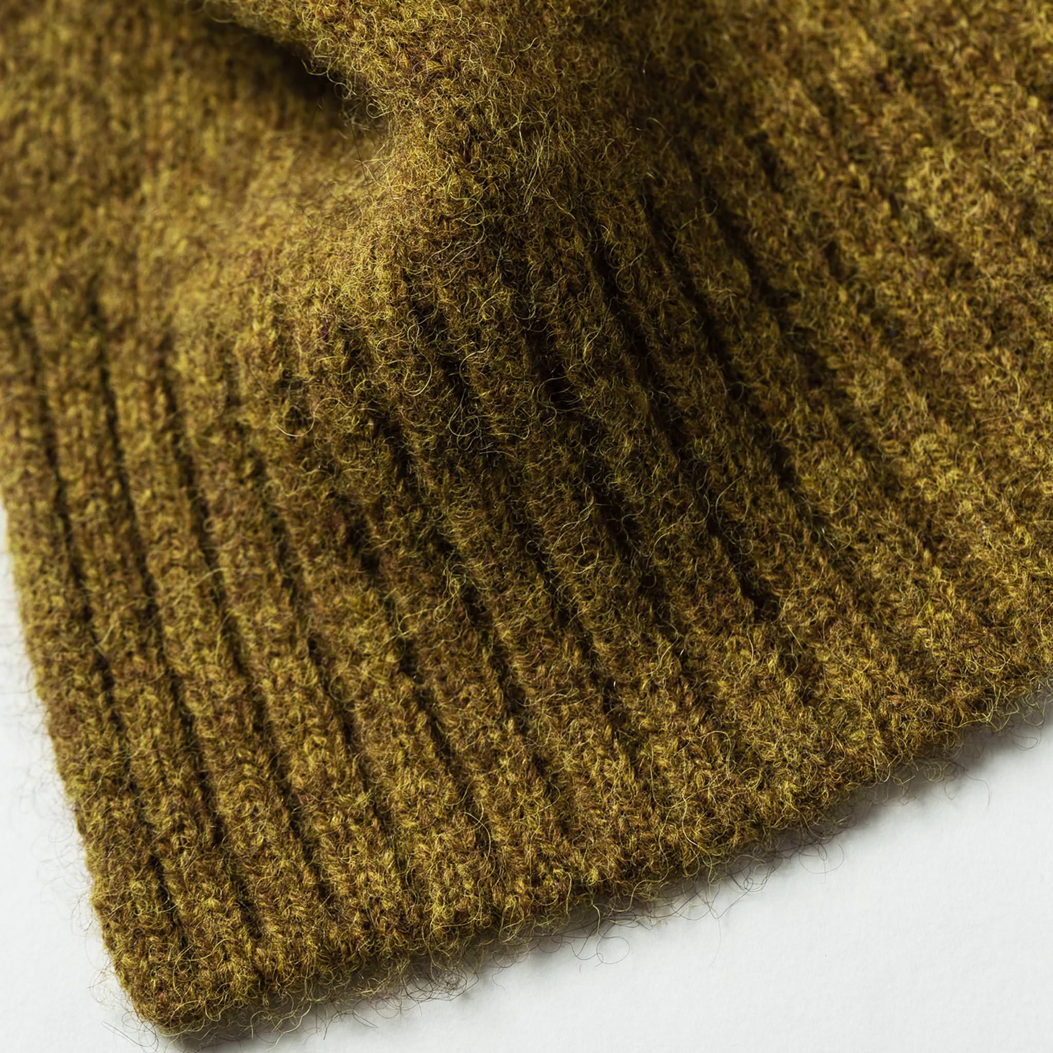 The Scarf in Ochre Baby Yak - Image 4