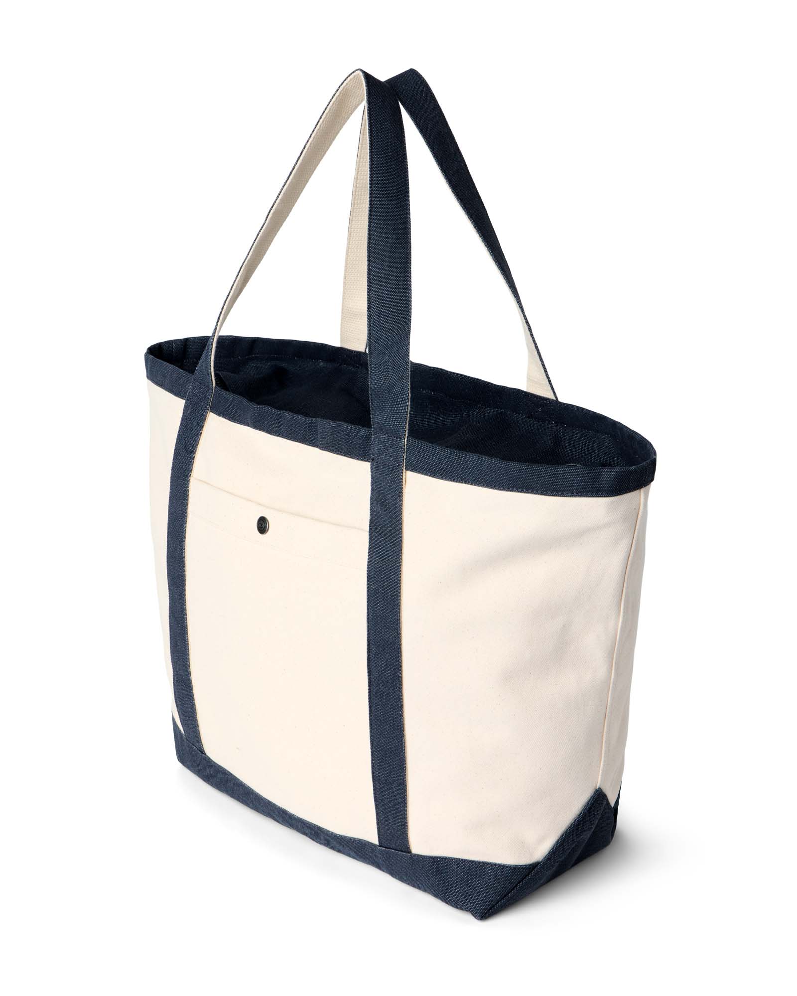 The Schooner Tote in Seeded Natural Chipped Canvas - Image 4