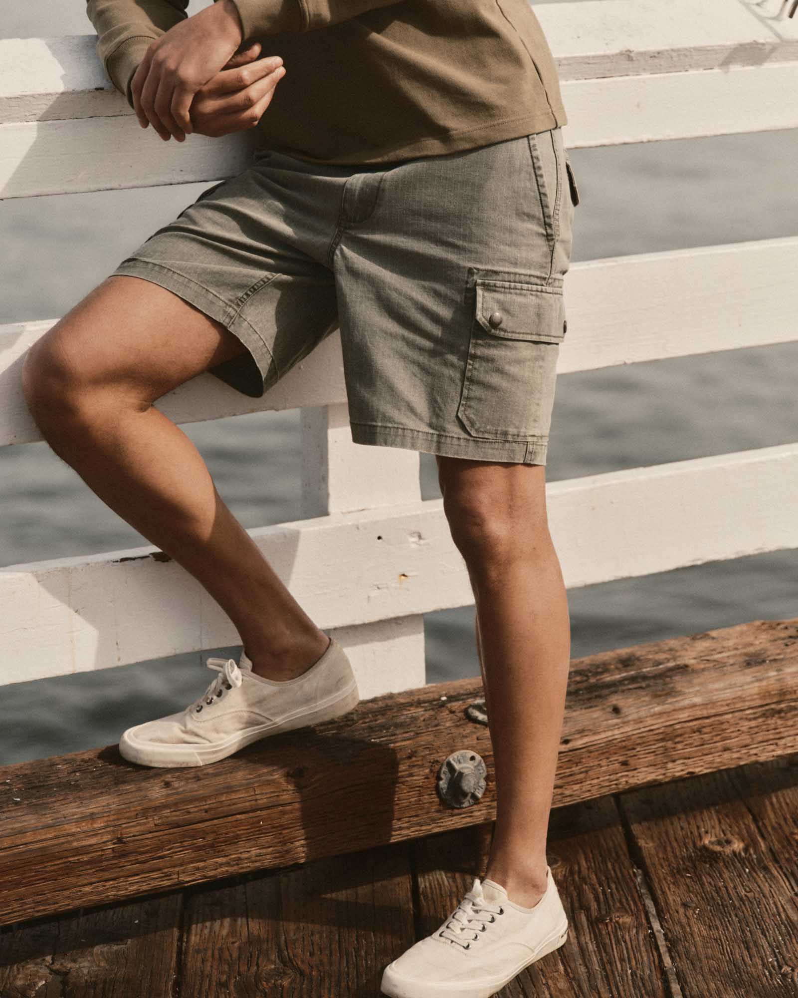The Scout Short in Burnt Olive Ripstop - Image 3