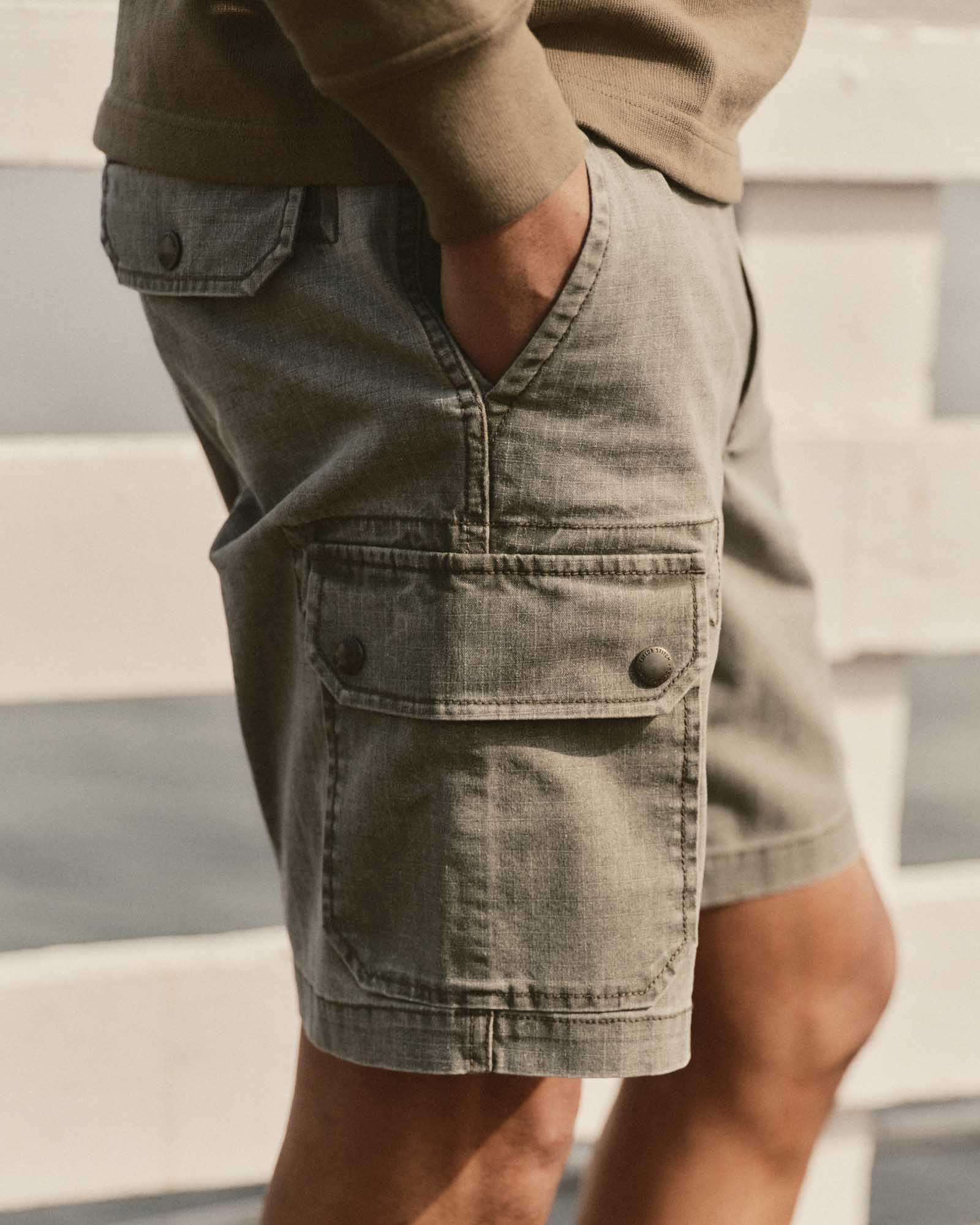 The Scout Short in Burnt Olive Ripstop - Image 4