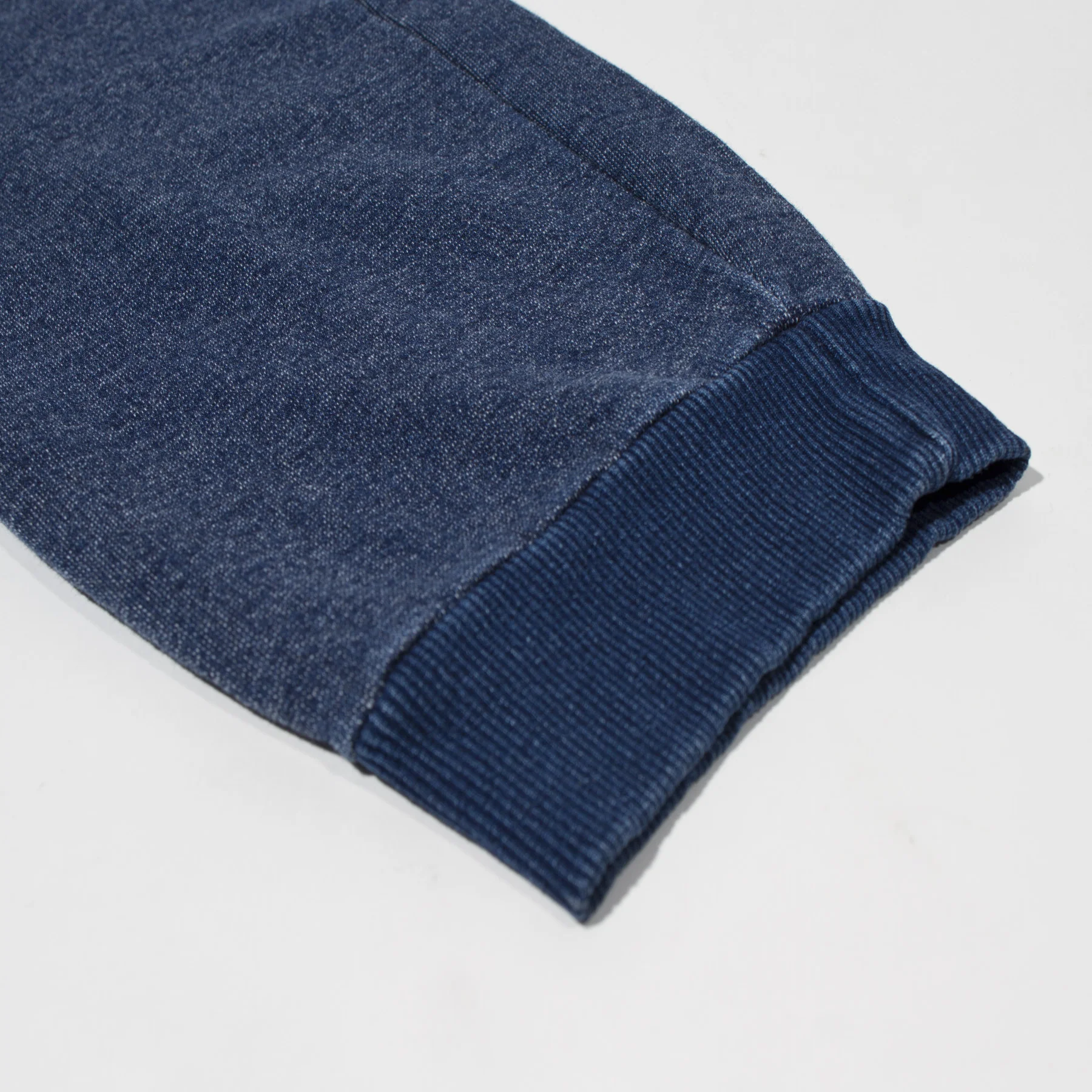 Sea Washed Indigo Fleece Sweatpants - Image 4