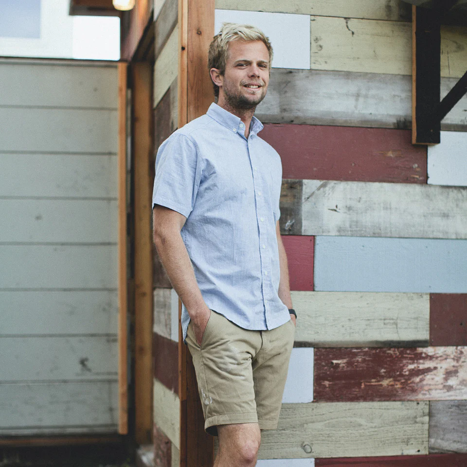 The Short Sleeve Jack in Light Blue - Image 4
