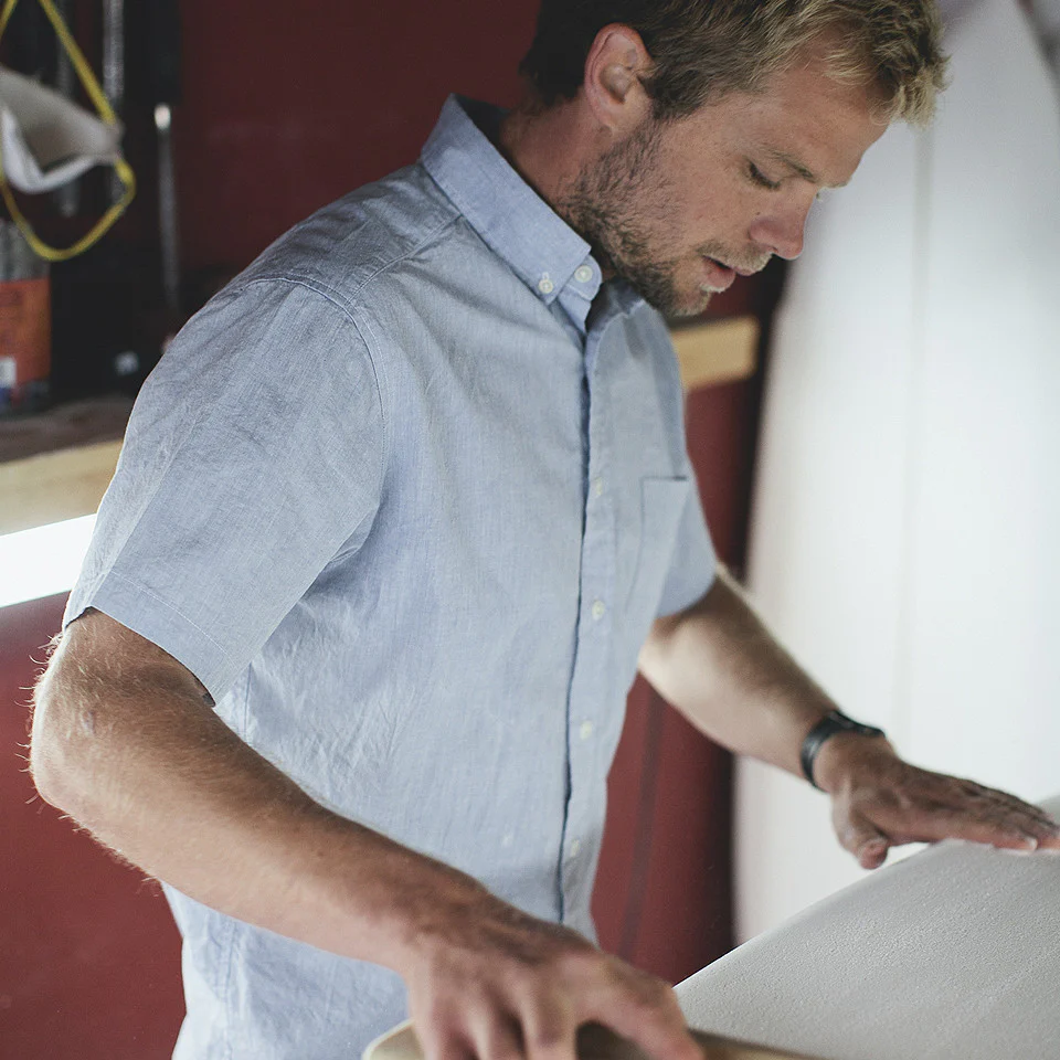 The Short Sleeve Jack in Light Blue - Image 5