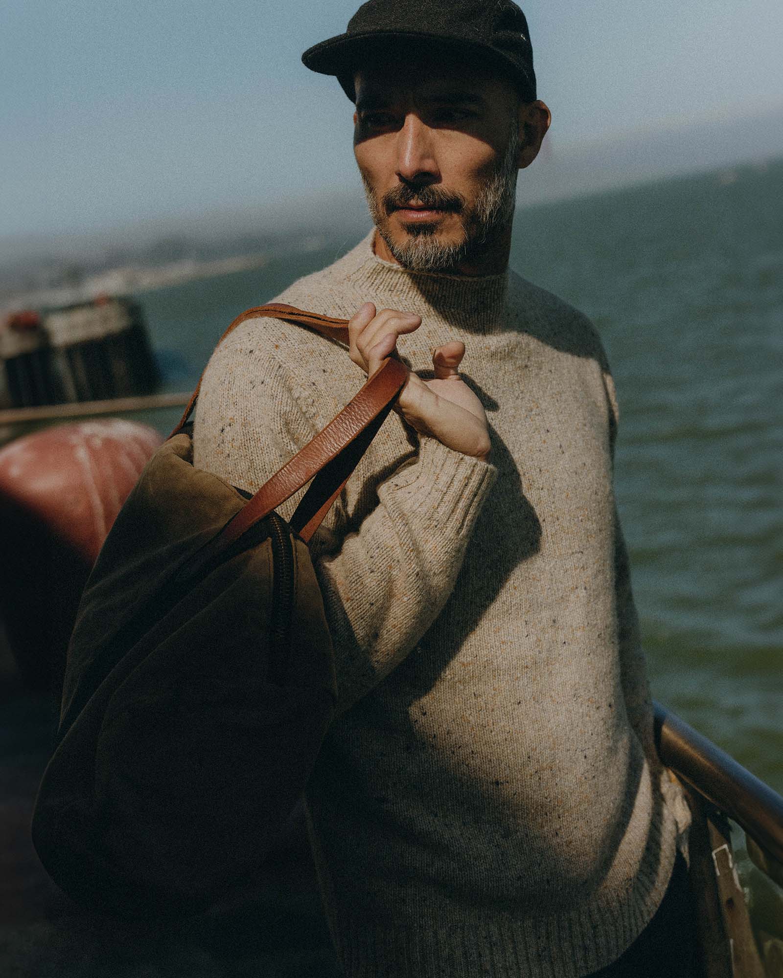 The Seafarer Sweater in Natural Donegal - Image 2