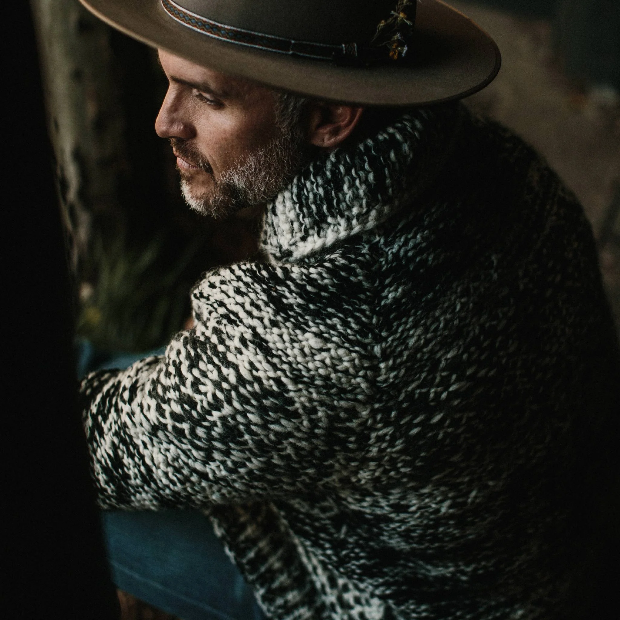 The Seawall Hand-knit Sweater in Coal - Image 5