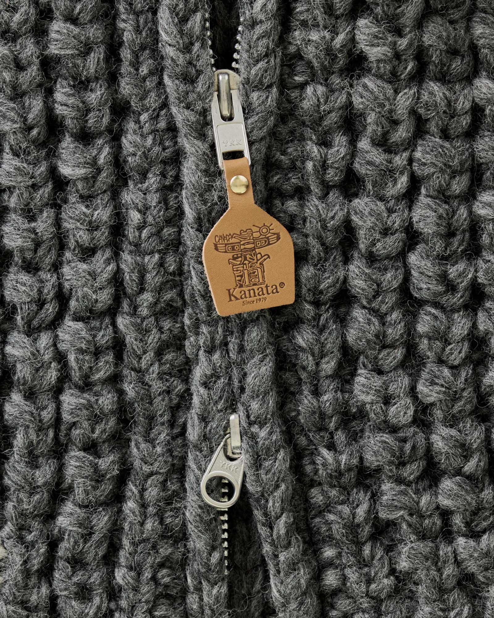The Seawall Hand-Knit Sweater in Heather Graphite - Image 6