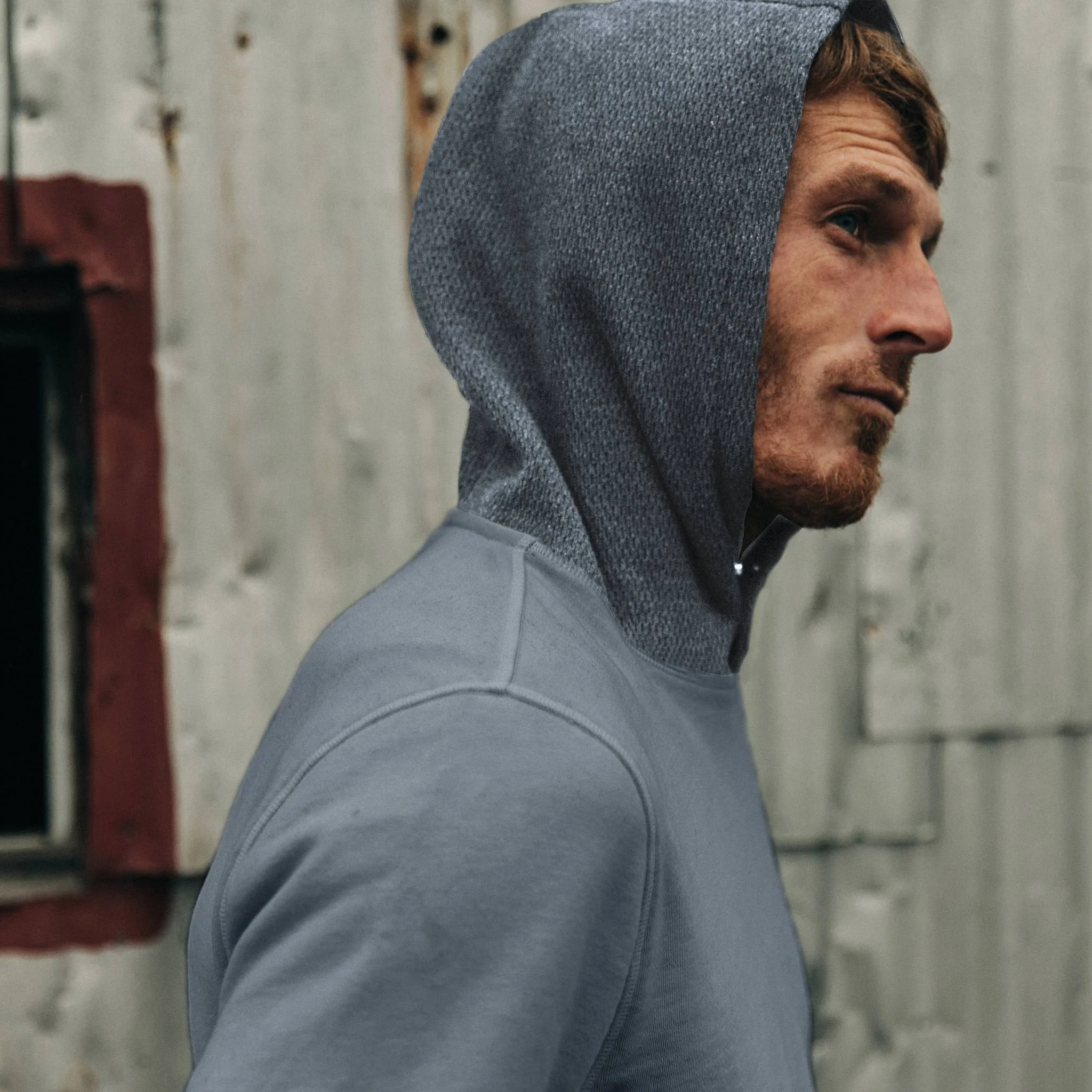 The Shackleton Hoodie in Ocean - Image 4