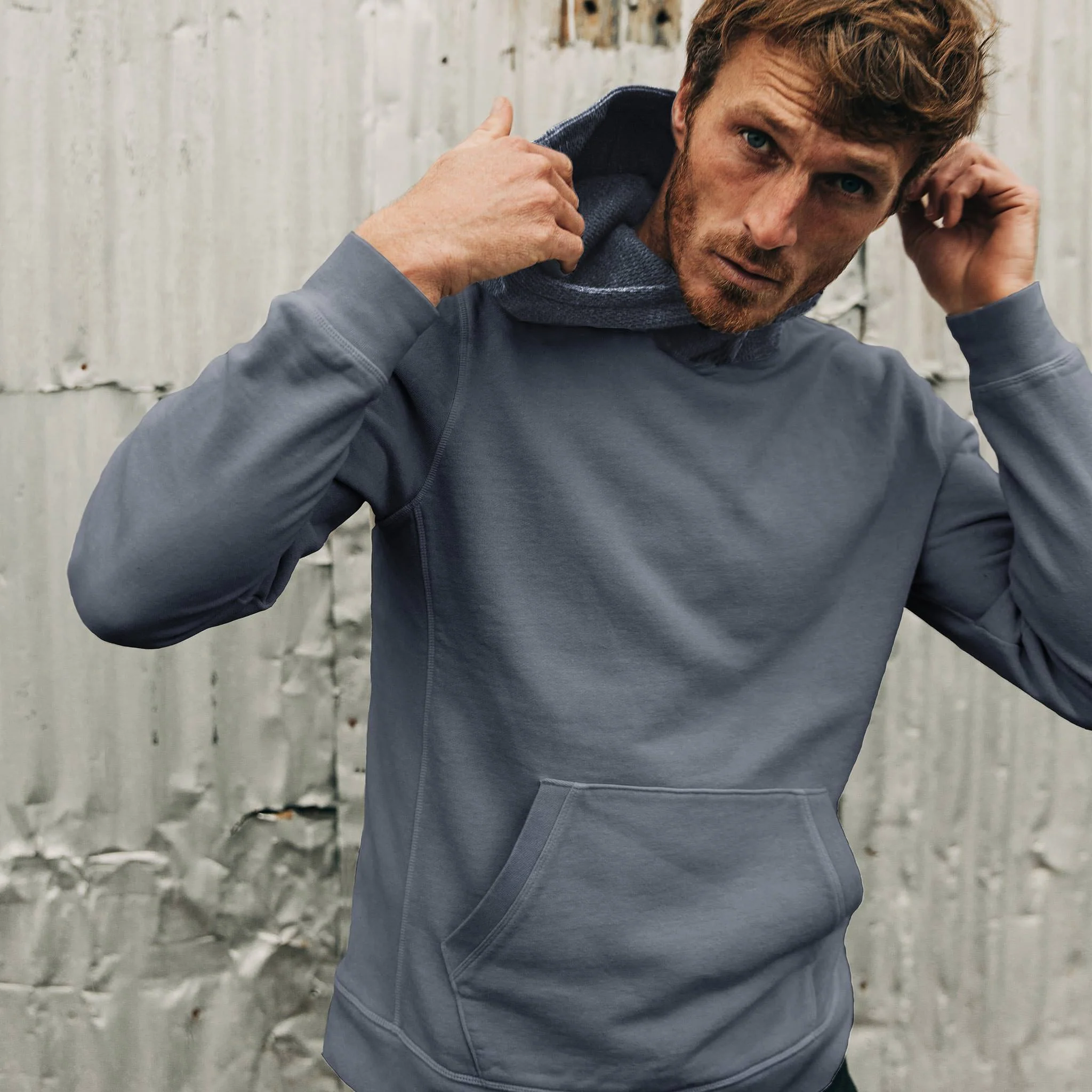 The Shackleton Hoodie in Ocean - Image 5